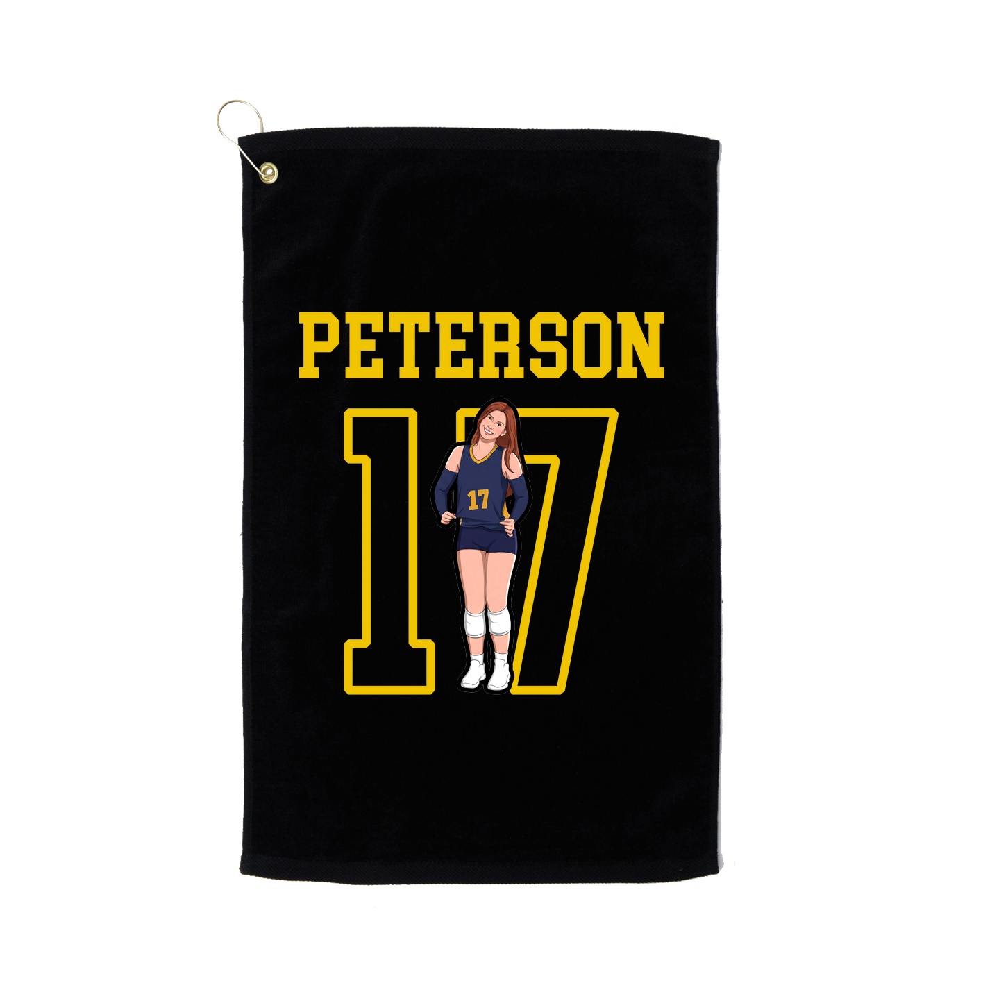 Golf Towel — Shirsey in Black