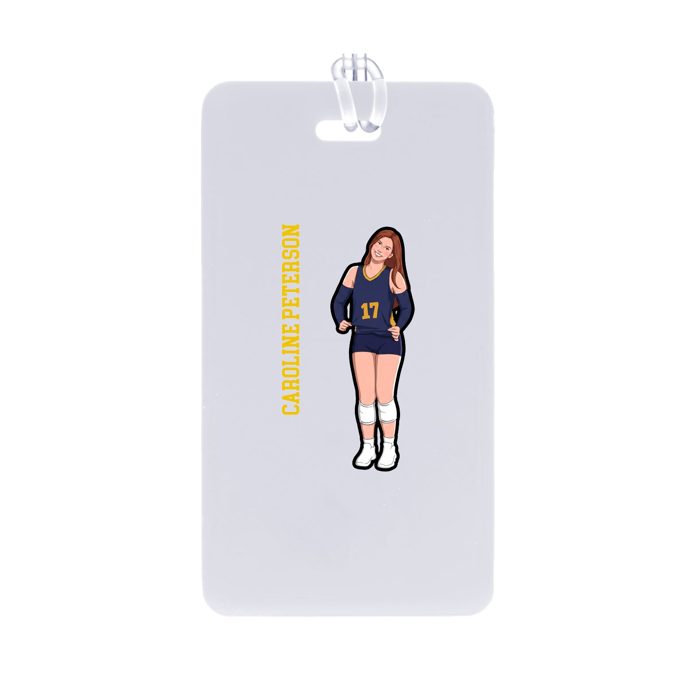 Bag Tag — Name Vertical in Classic