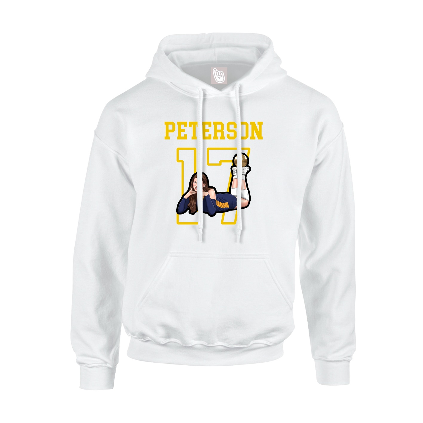 Youth Hoodie — Shirsey in White