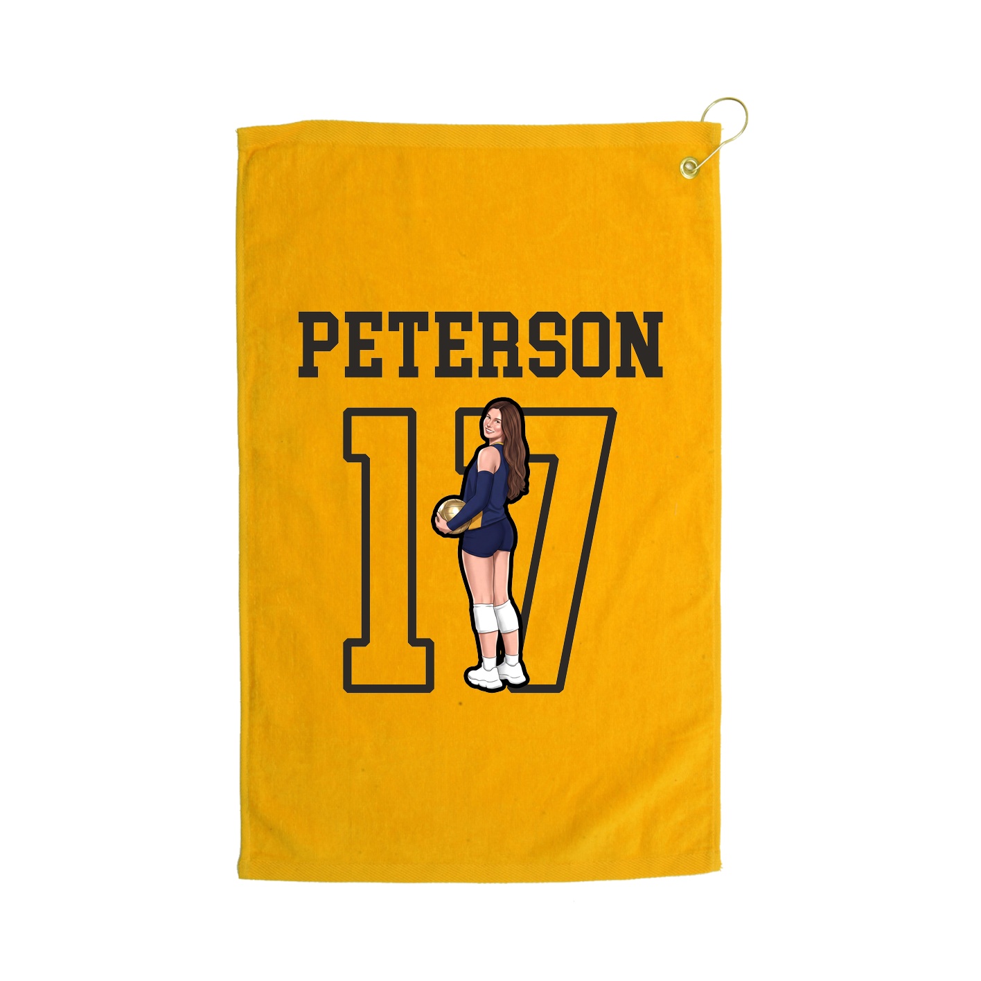 Golf Towel — Shirsey in Gold