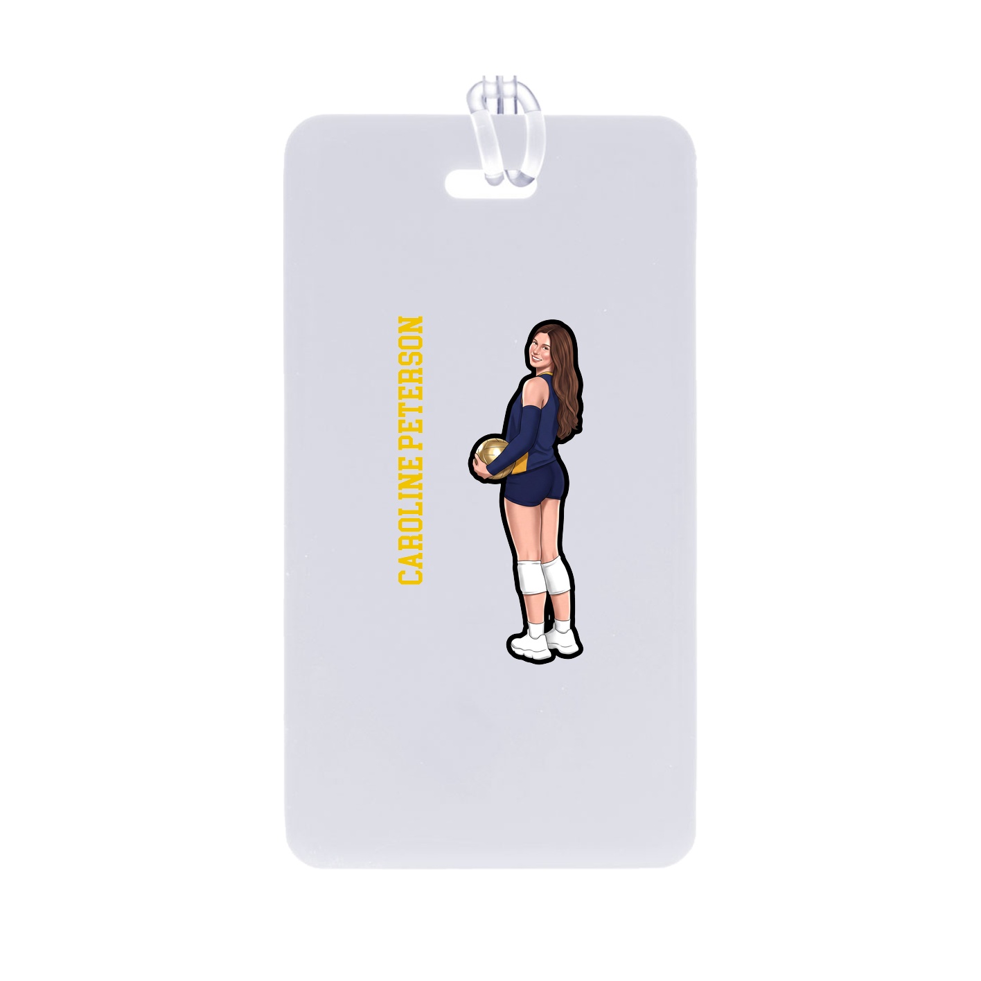 Bag Tag — Name Vertical in Classic