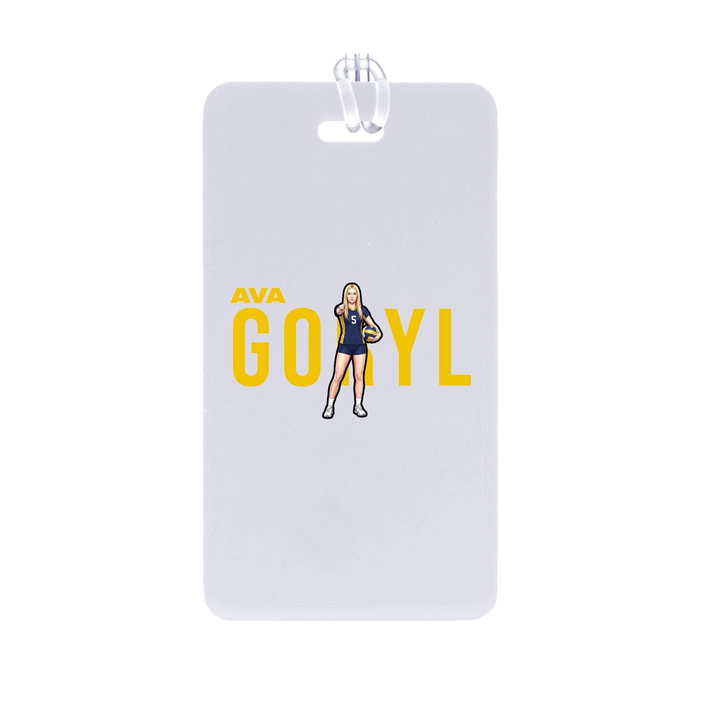 Bag Tag — Player Name in Classic