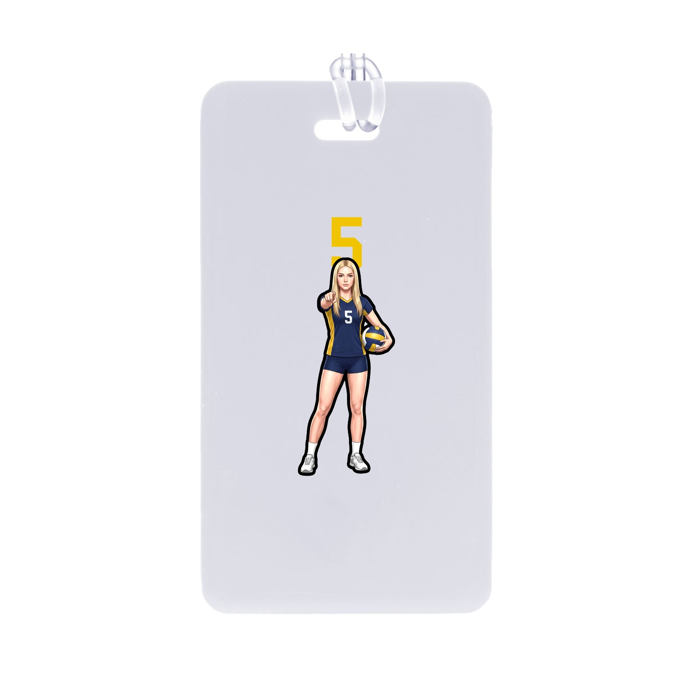 Bag Tag — Number Top in Classic