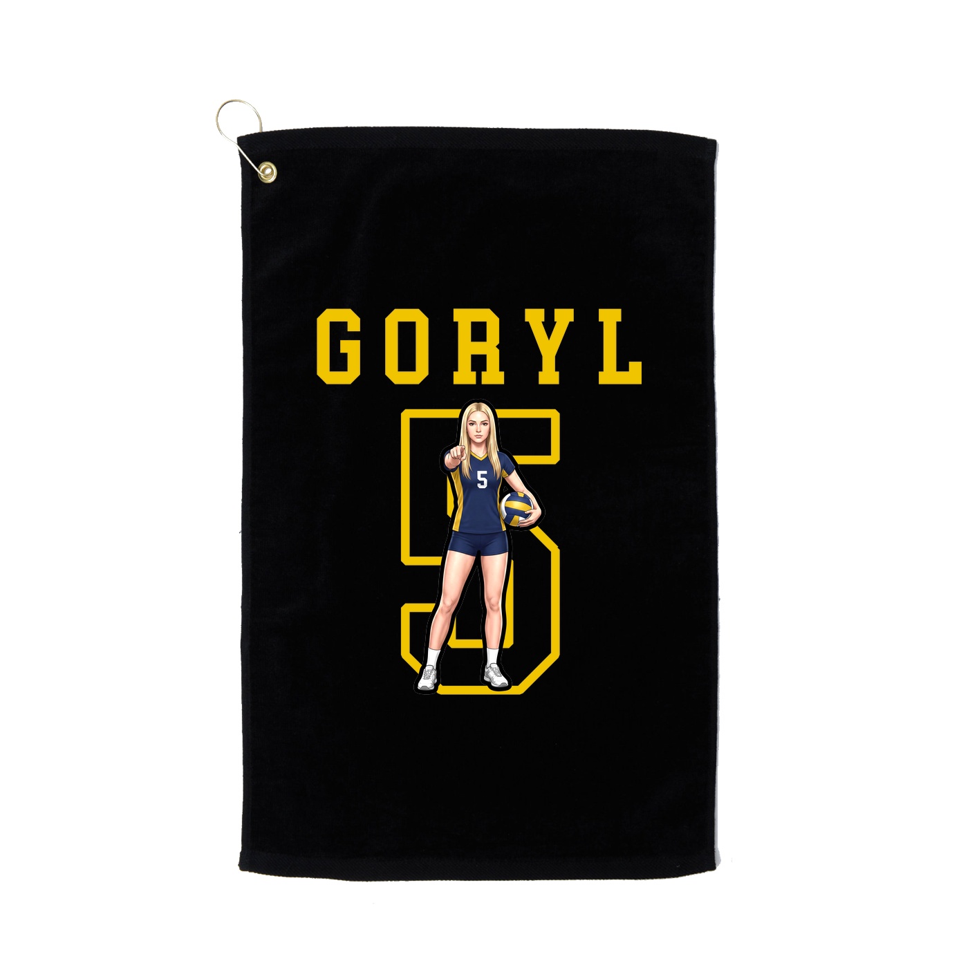 Golf Towel — Shirsey in Black