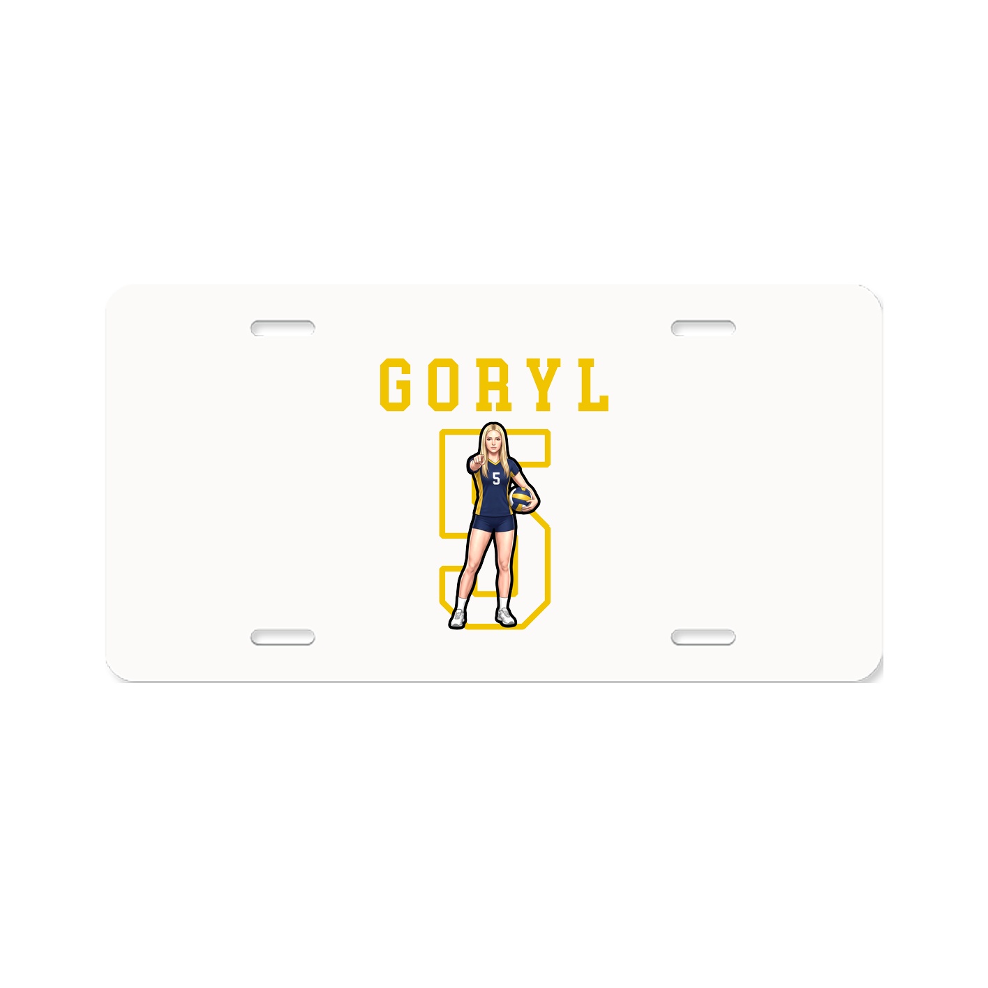 License Plate — Shirsey in Classic