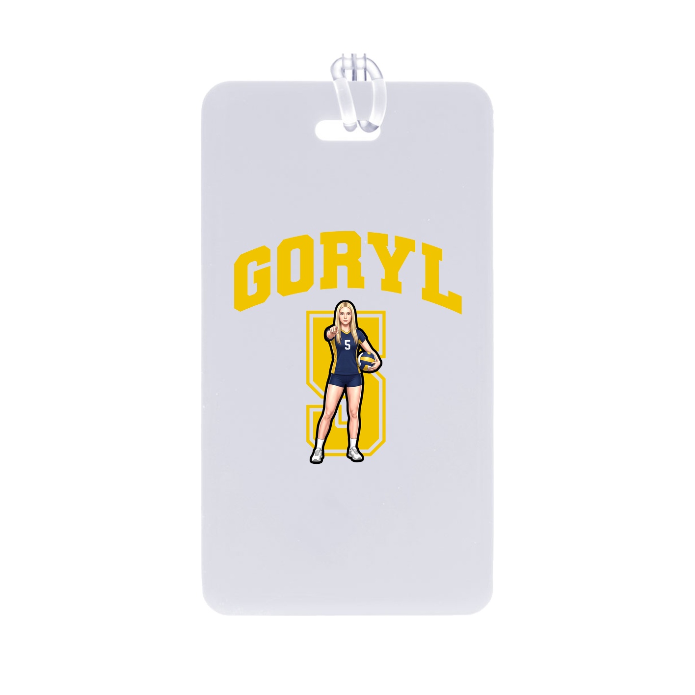 Bag Tag — Number in Classic