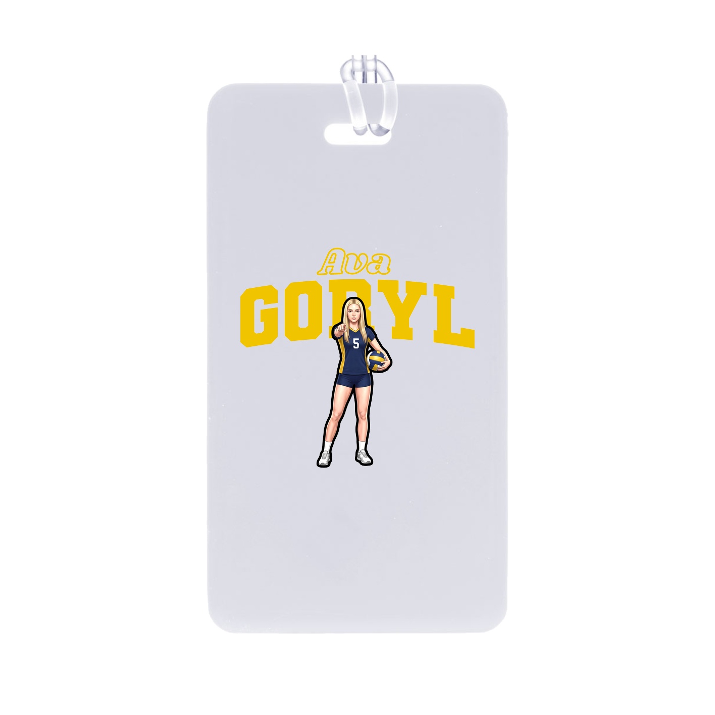 Bag Tag — Name Arch in Classic