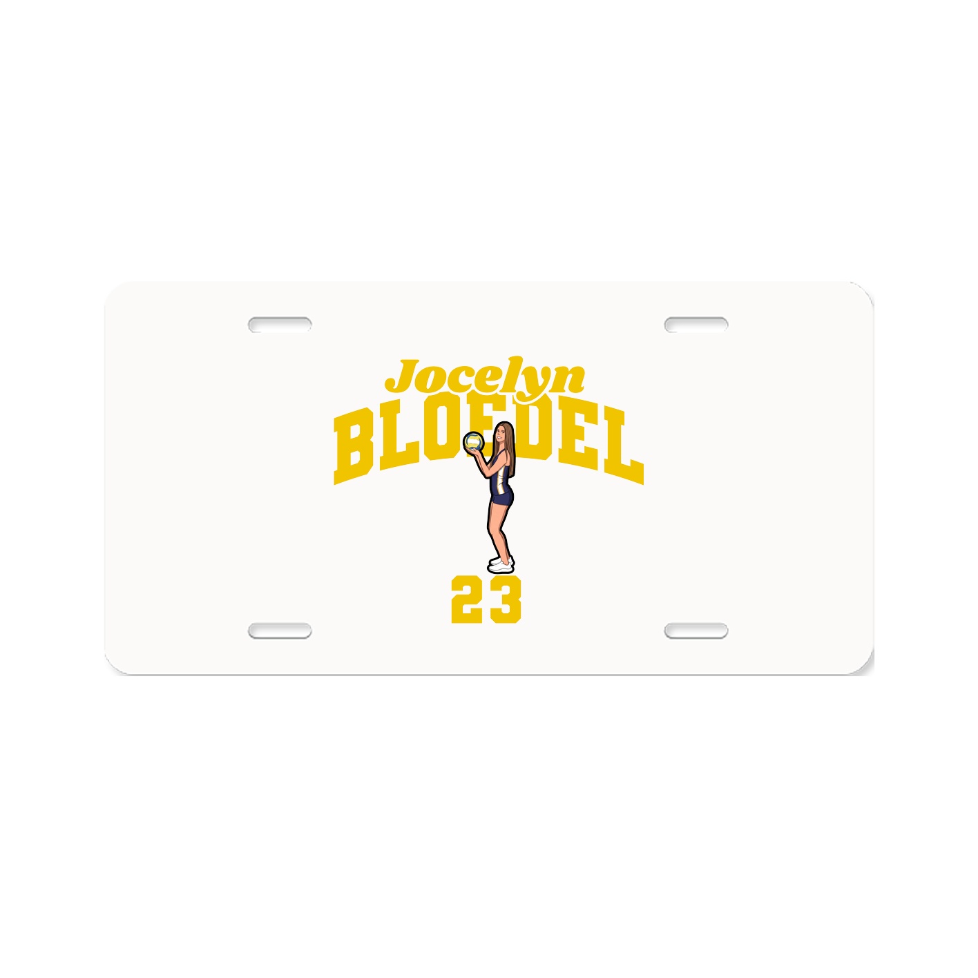 License Plate — Signature Arch in Classic