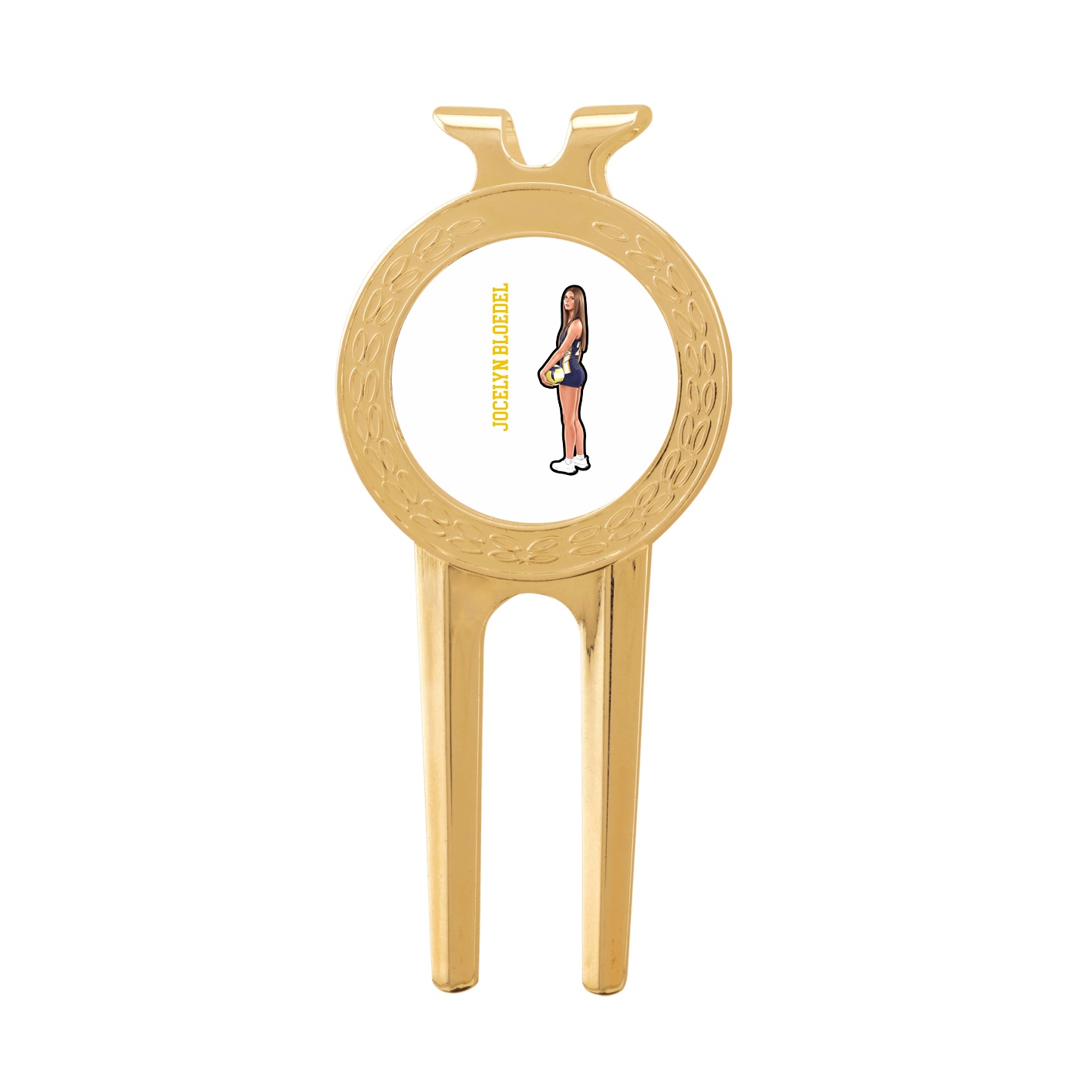Divot Tool with Ball Marker — Name Vertical in Classic