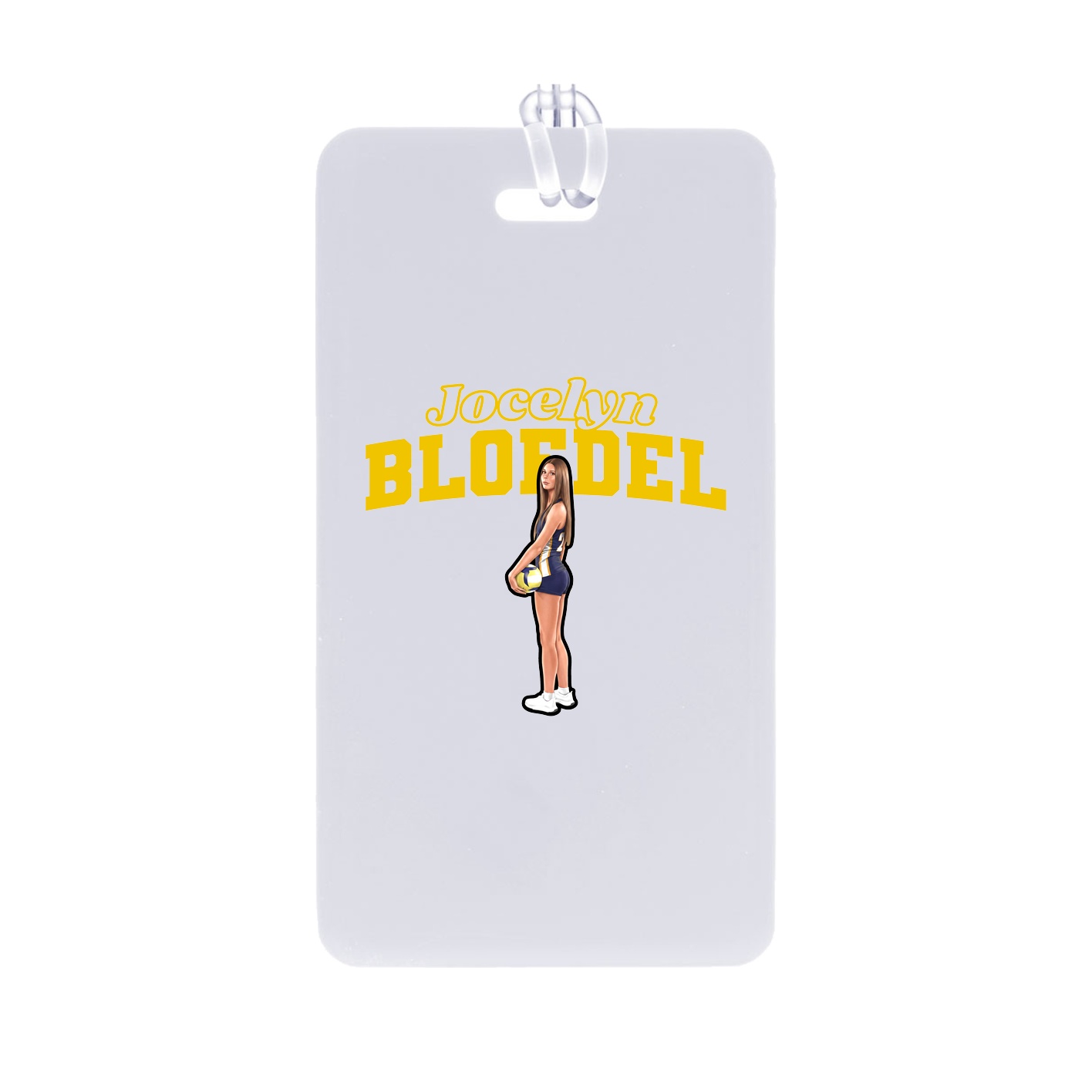Bag Tag — Name Arch in Classic