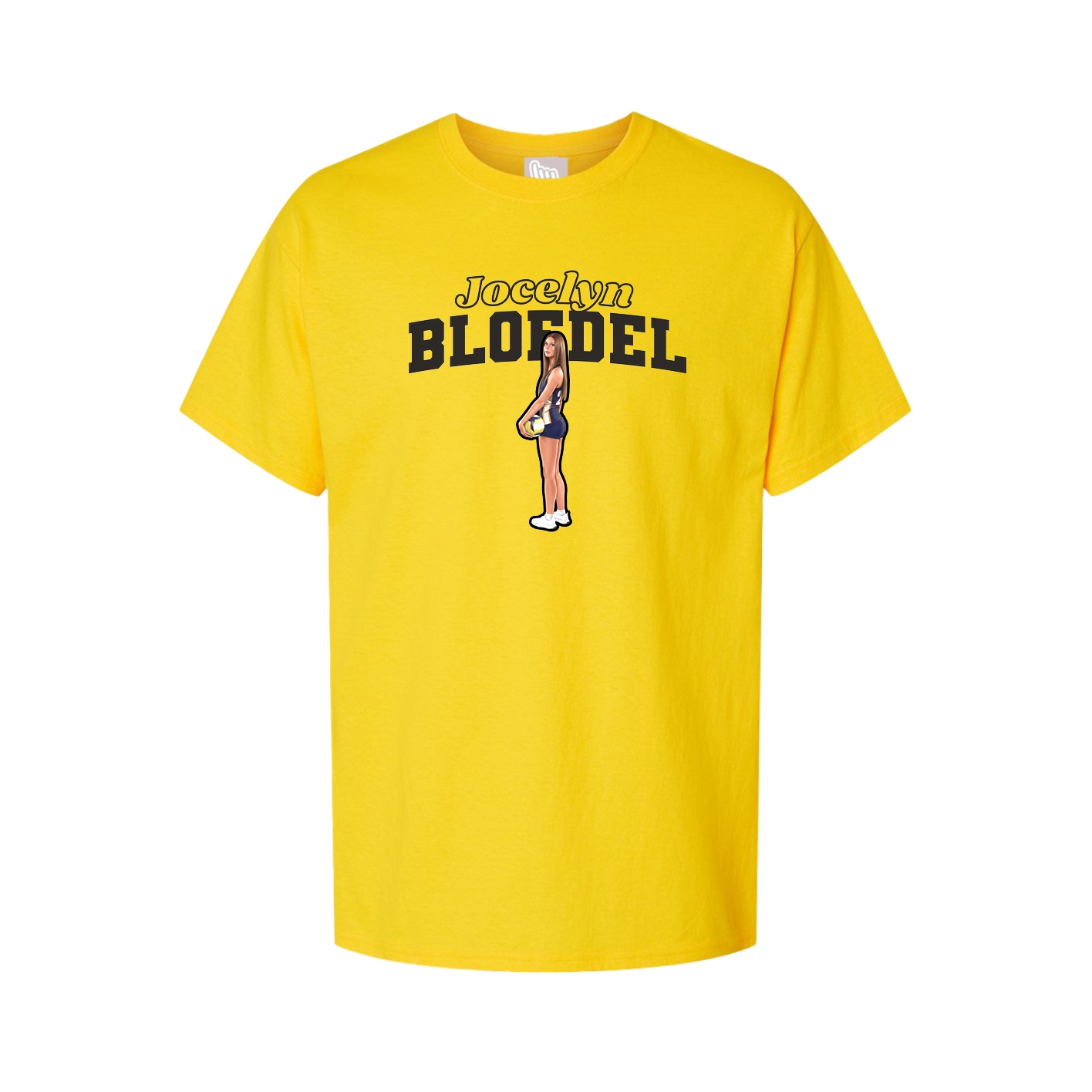Youth Tee — Name Arch in Gold
