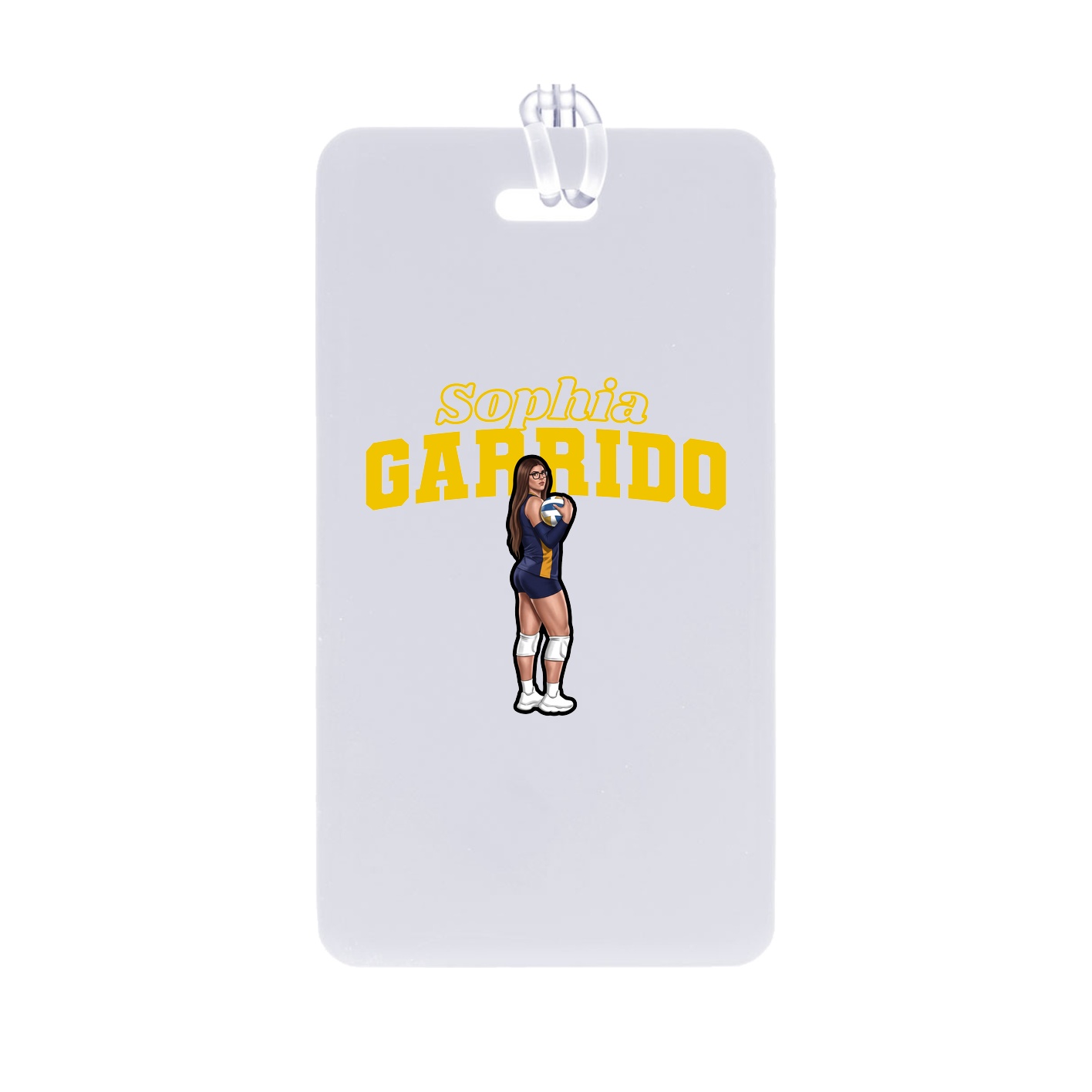 Bag Tag — Name Arch in Classic
