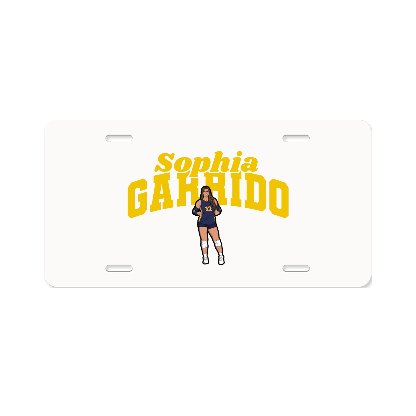 License Plate — Signature Arch in Classic