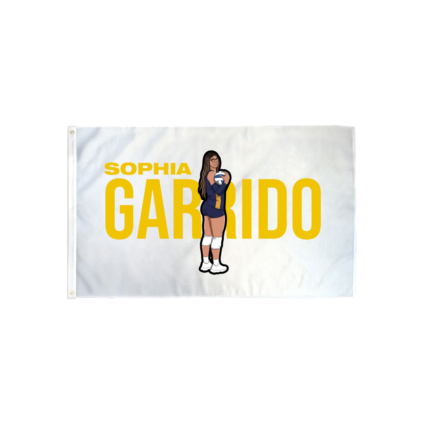 3x5 Flag — Player Name in Classic