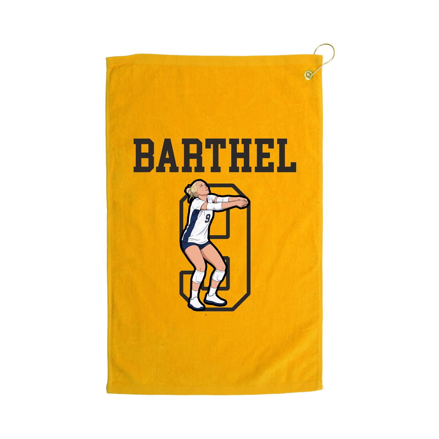 Golf Towel — Shirsey in Gold