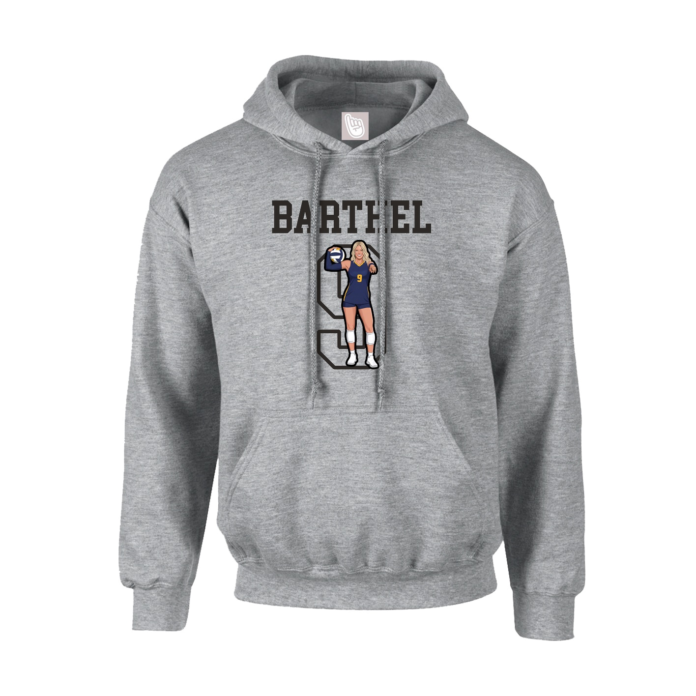Hoodie — Shirsey in Grey