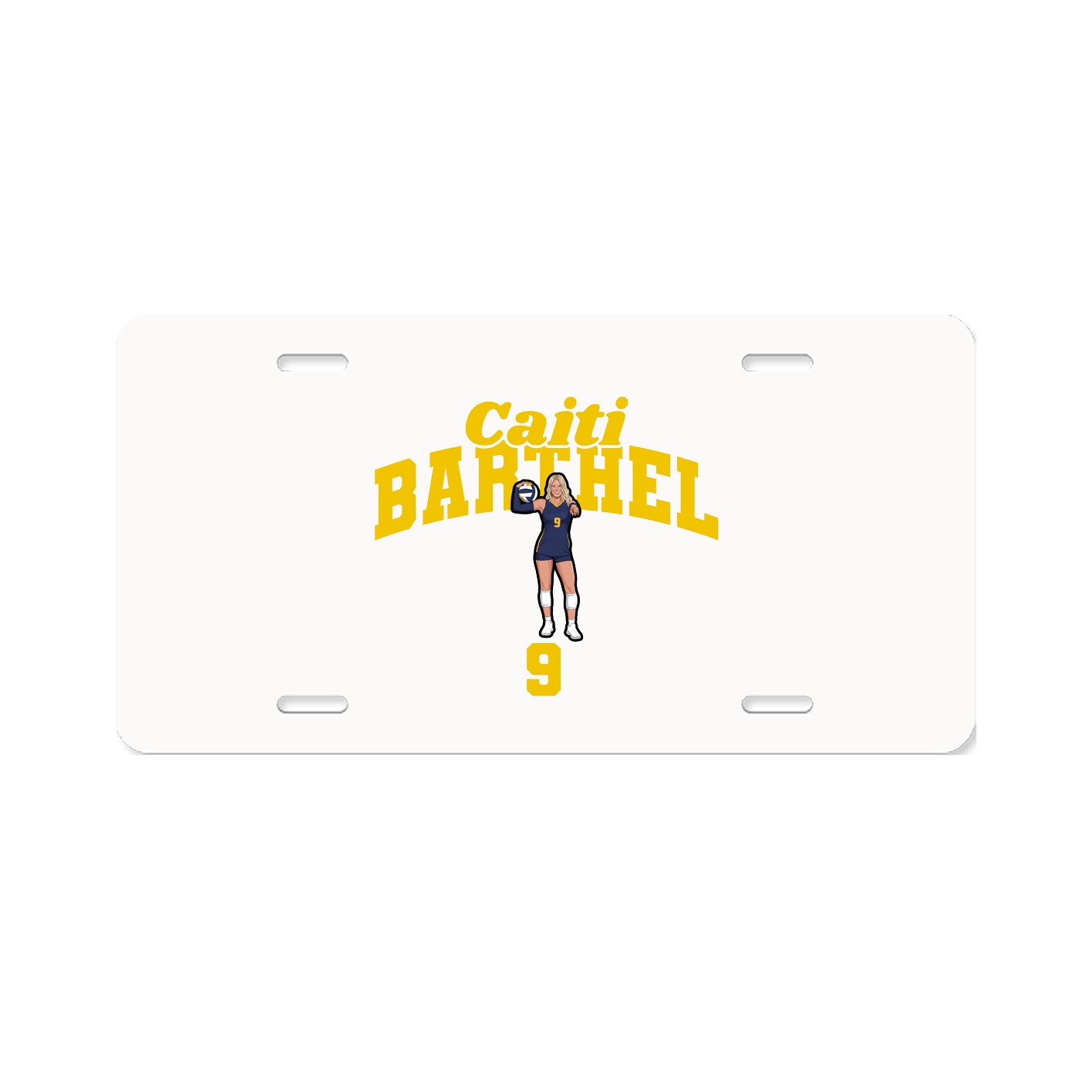 License Plate — Signature Arch in Classic