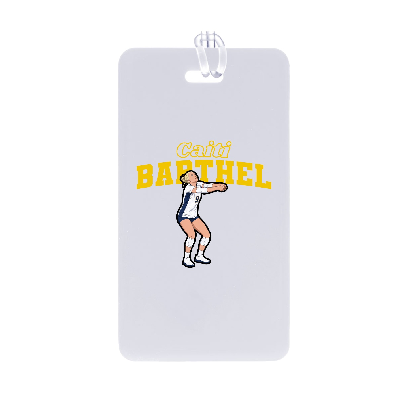 Bag Tag — Name Arch in Classic