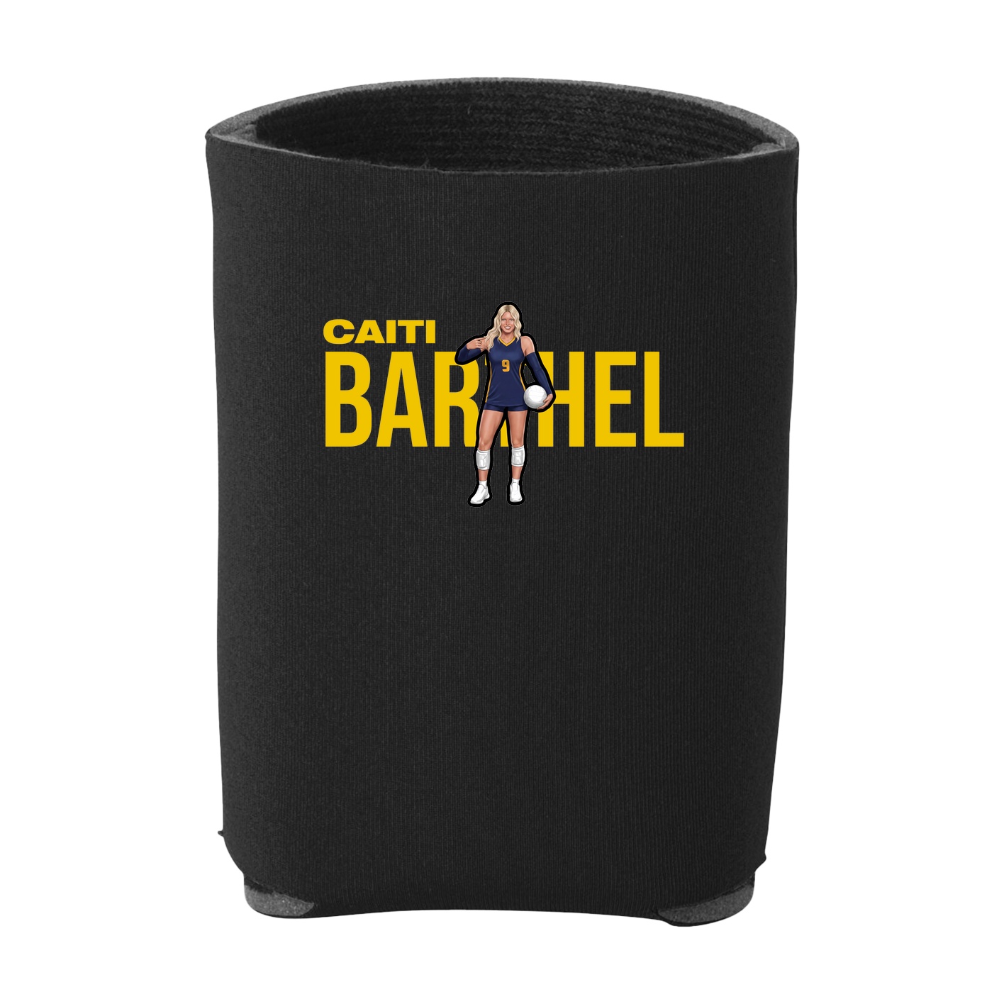 Can Holder — Player Name in Black