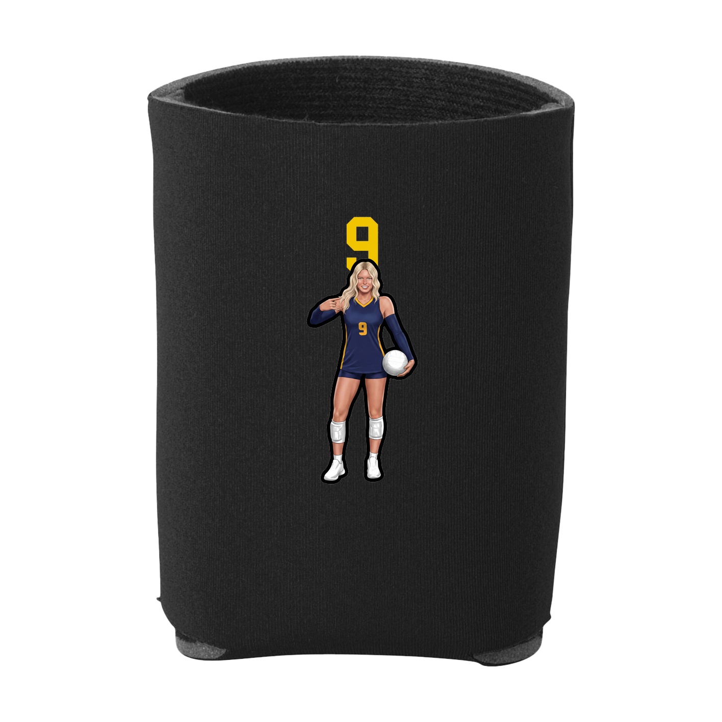 Can Holder — Number Top in Black
