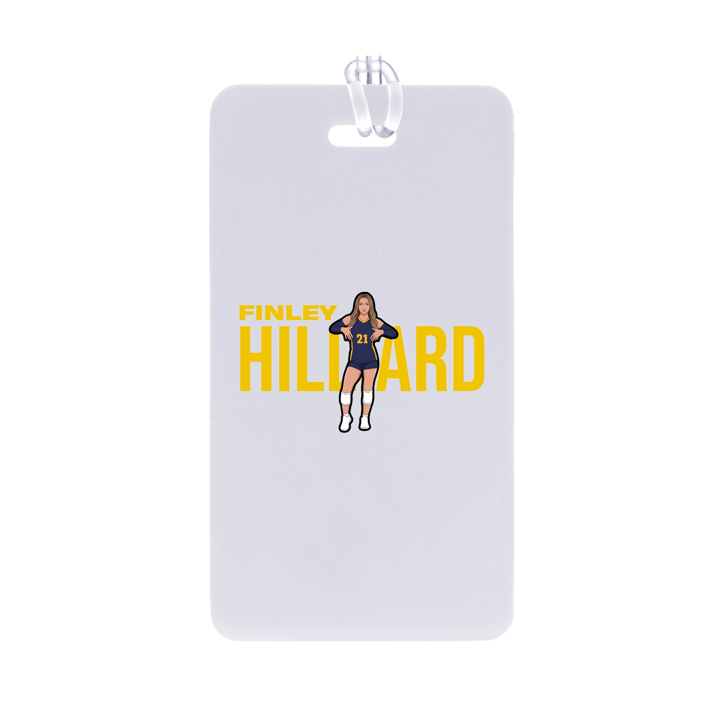 Bag Tag — Player Name in Classic