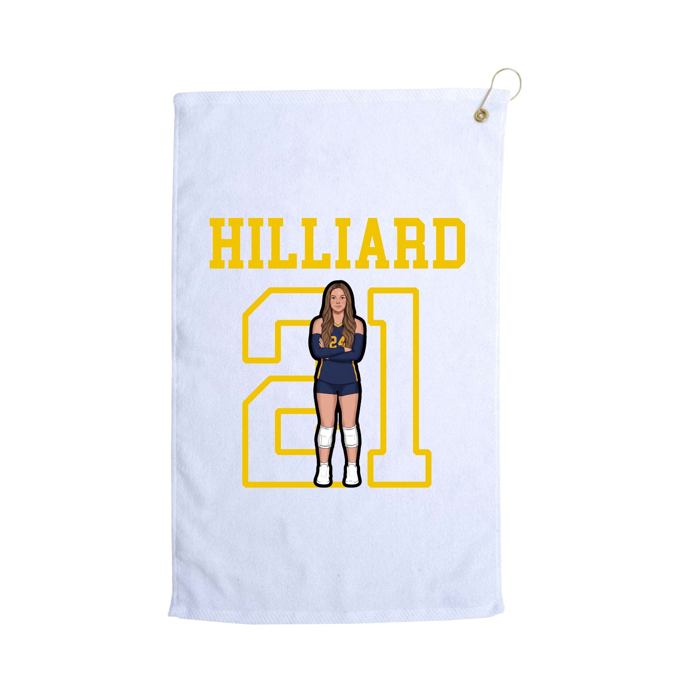 Golf Towel — Shirsey in White