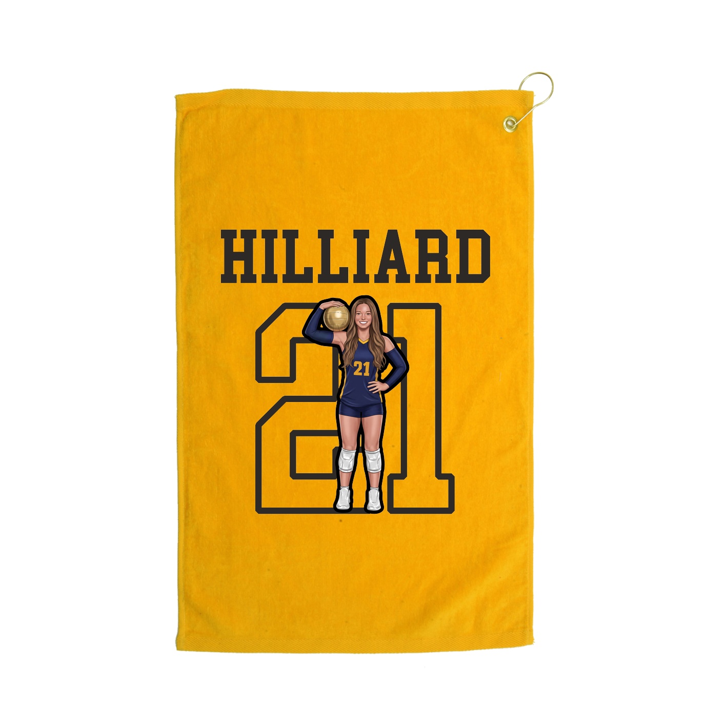 Golf Towel — Shirsey in Gold