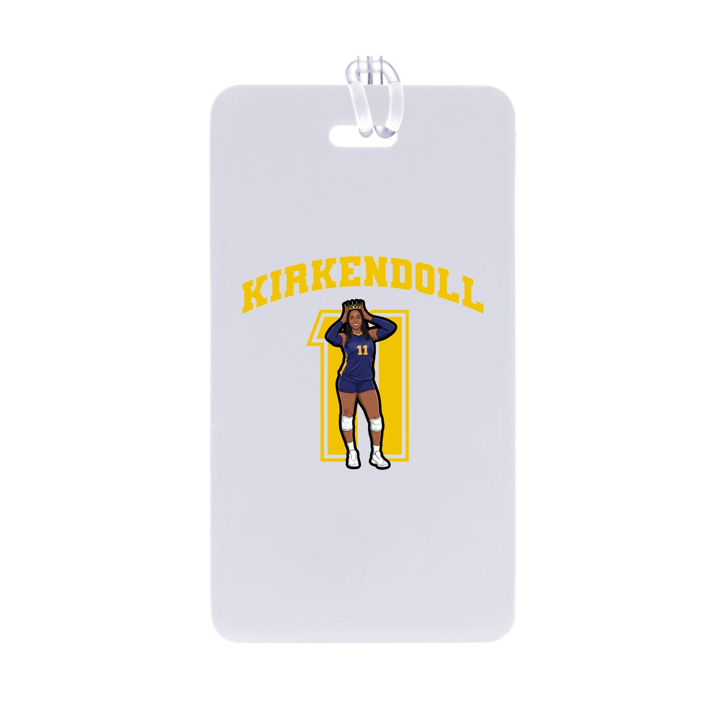 Bag Tag — Number in Classic
