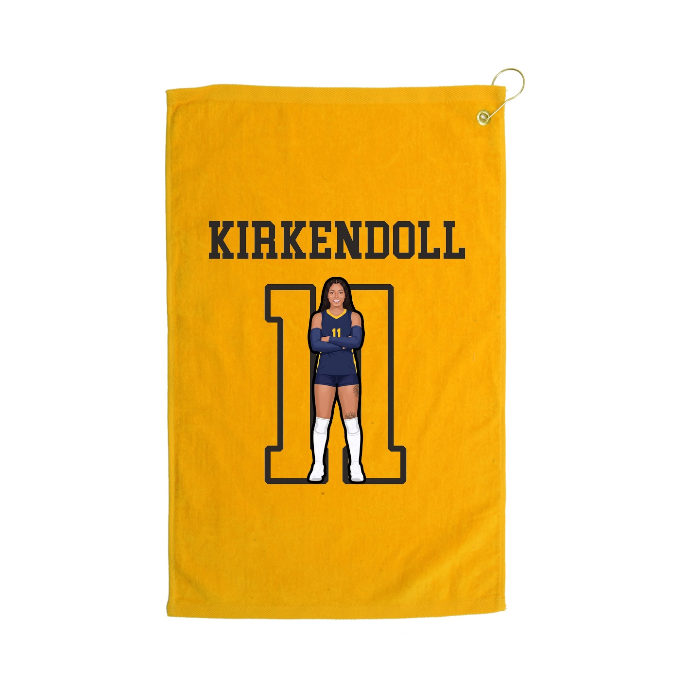 Golf Towel — Shirsey in Gold