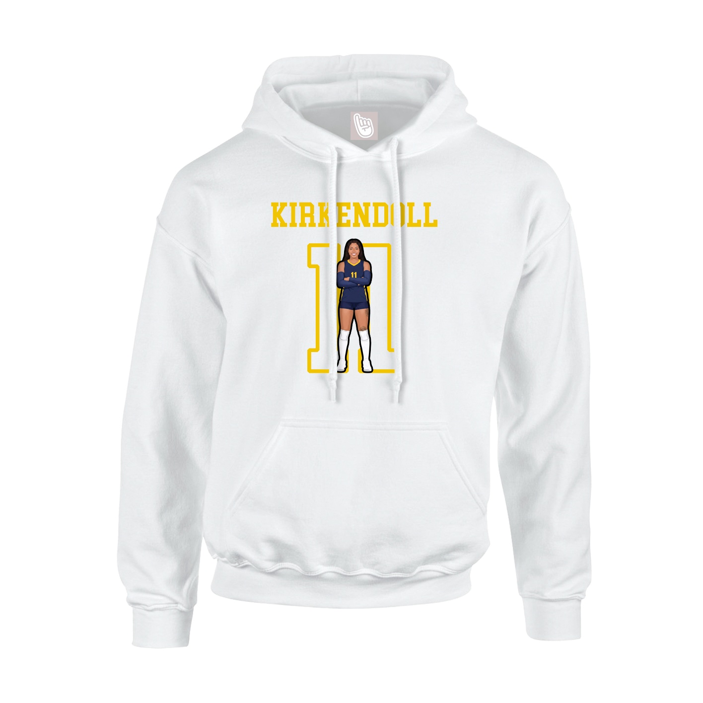 Youth Hoodie — Shirsey in White