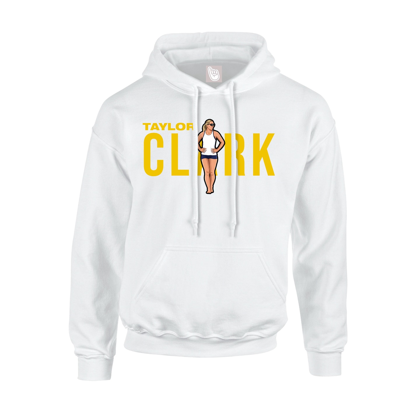 Hoodie — Player Name in White