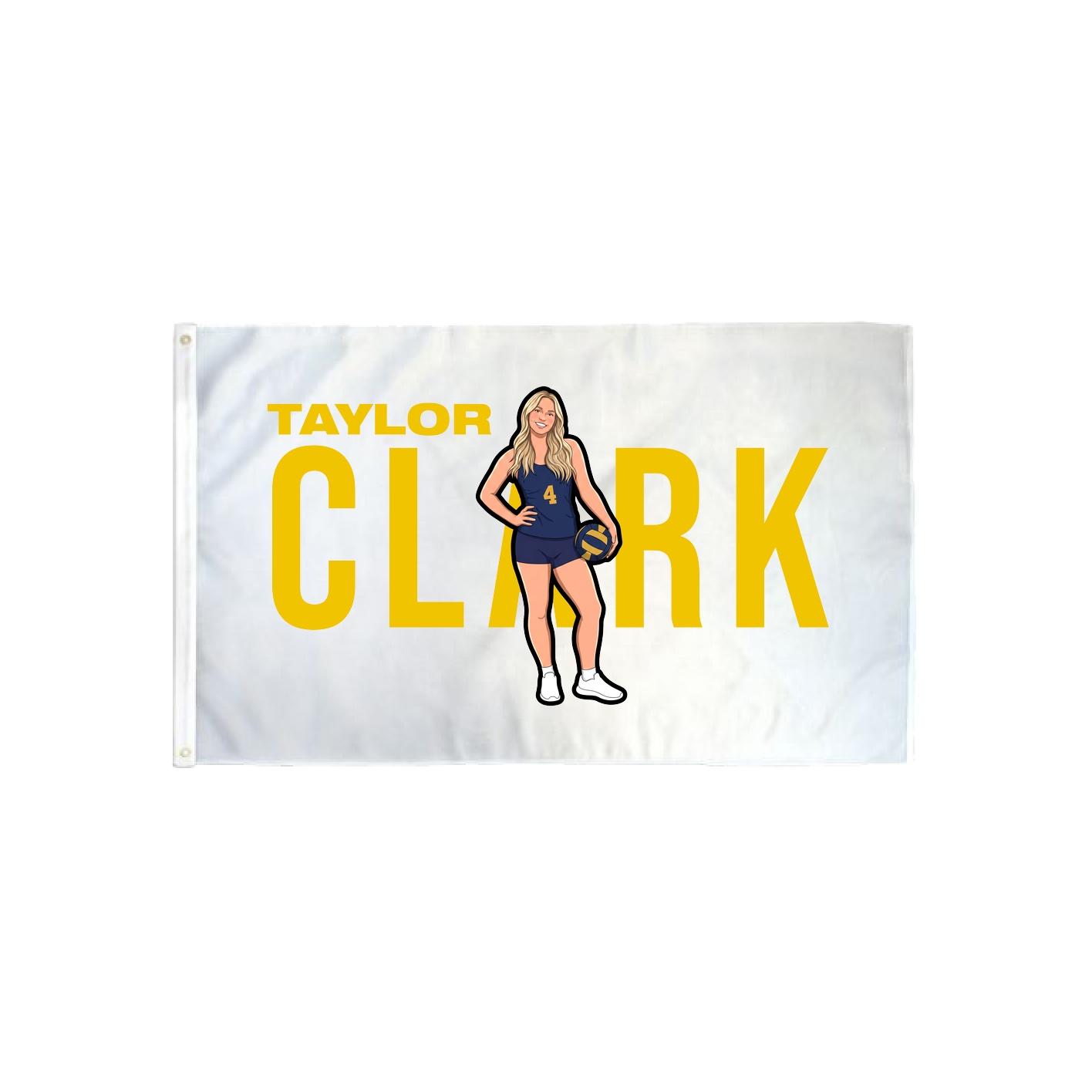 3x5 Flag — Player Name in Classic