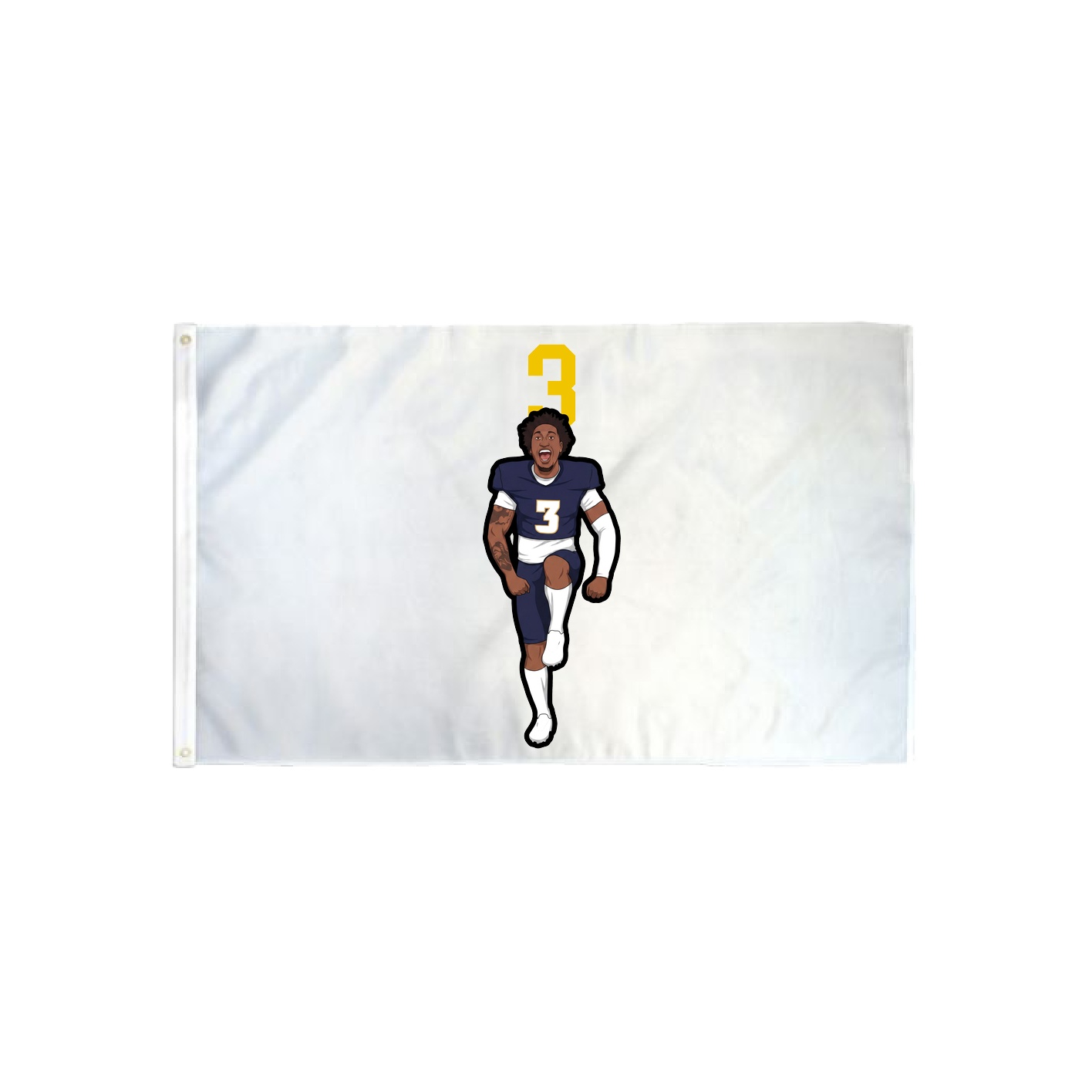 3x5 Flag — Number Top in Classic