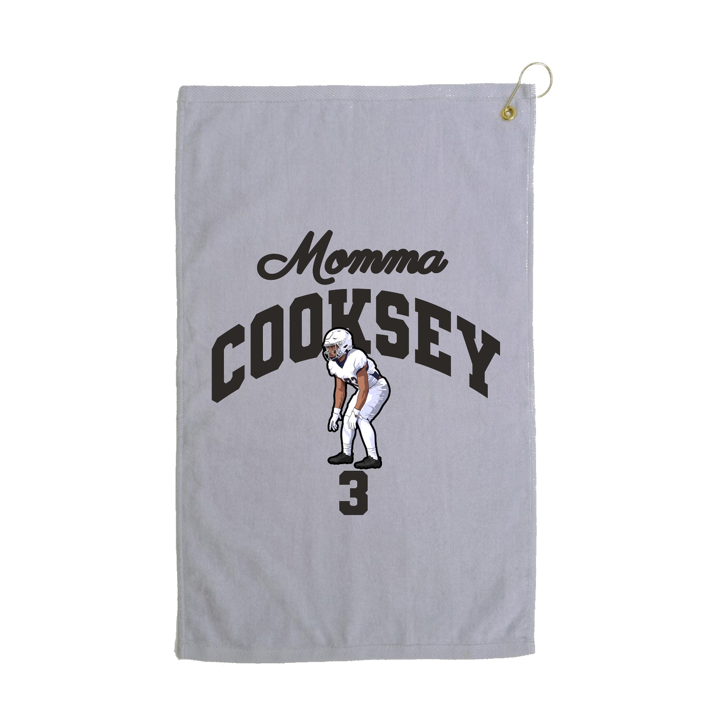 Golf Towel — Mothers Day Arch in Grey