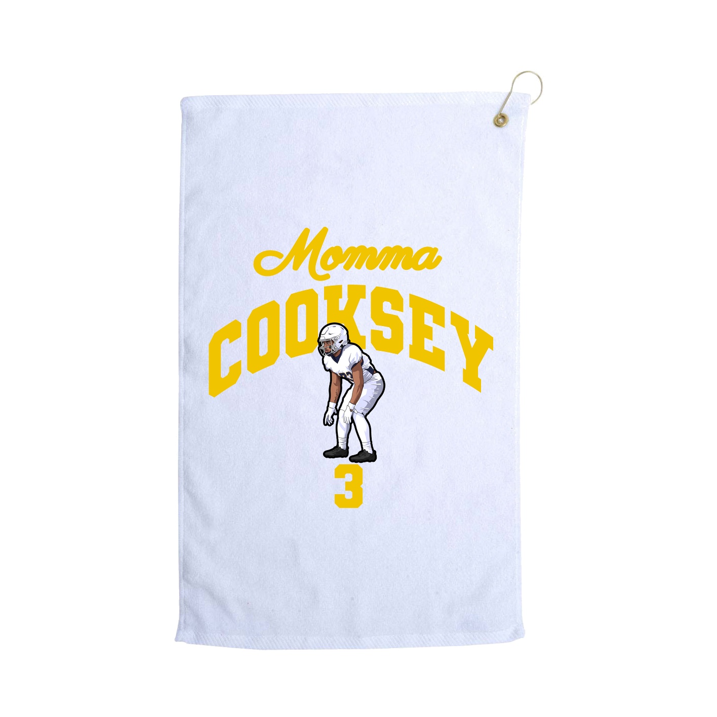 Golf Towel — Mothers Day Arch in White