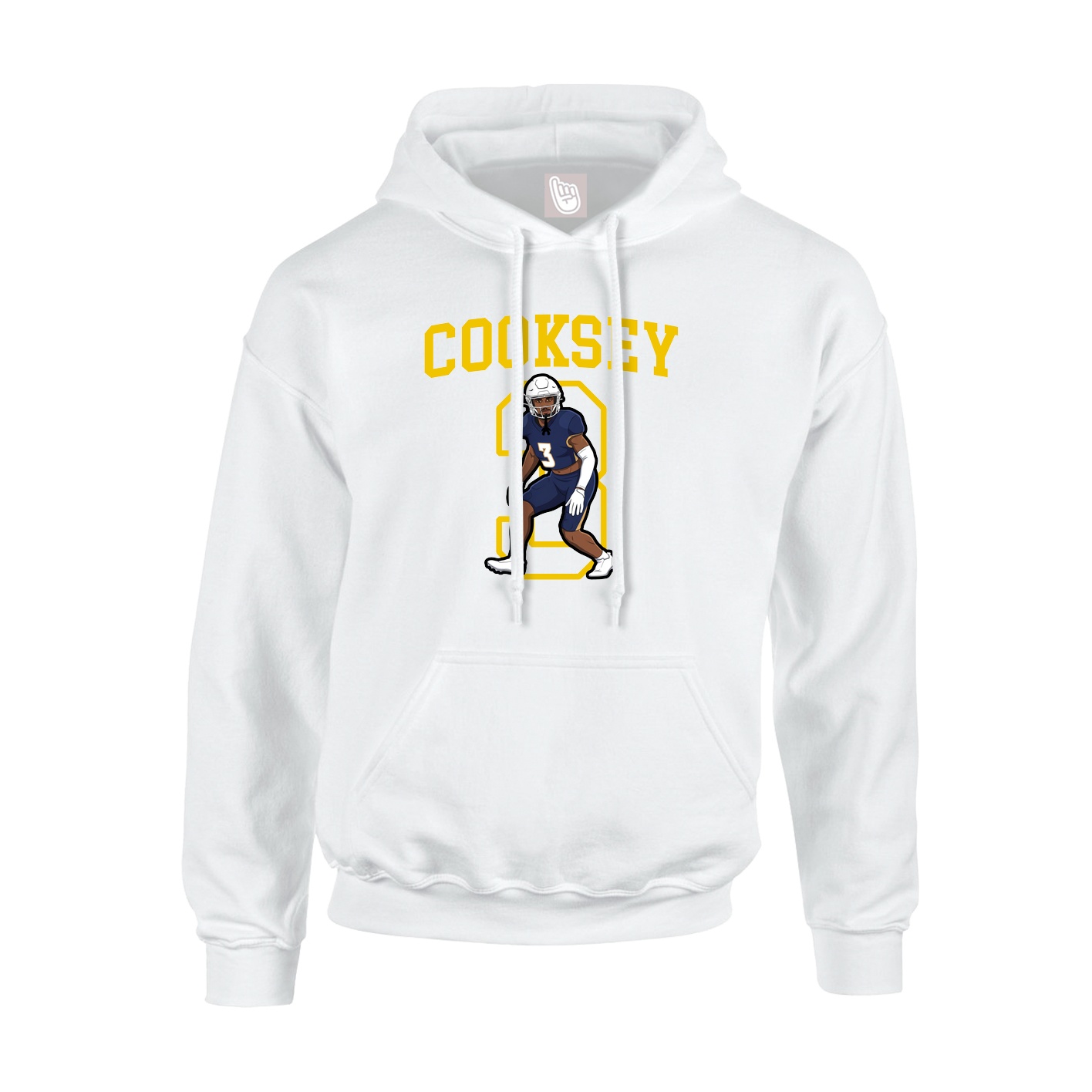 Hoodie — Shirsey in White