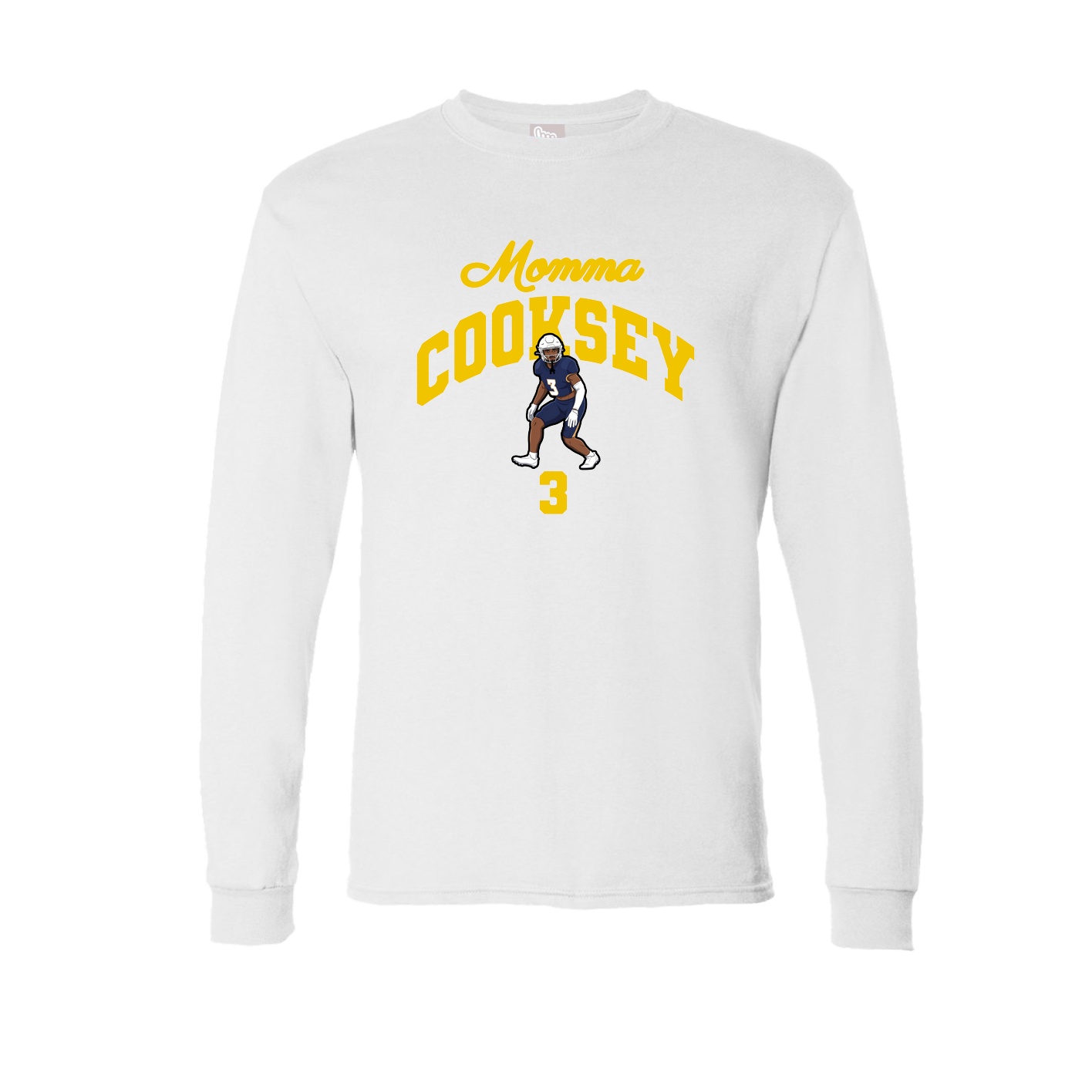 Long Sleeve Tee — Mothers Day Arch in White