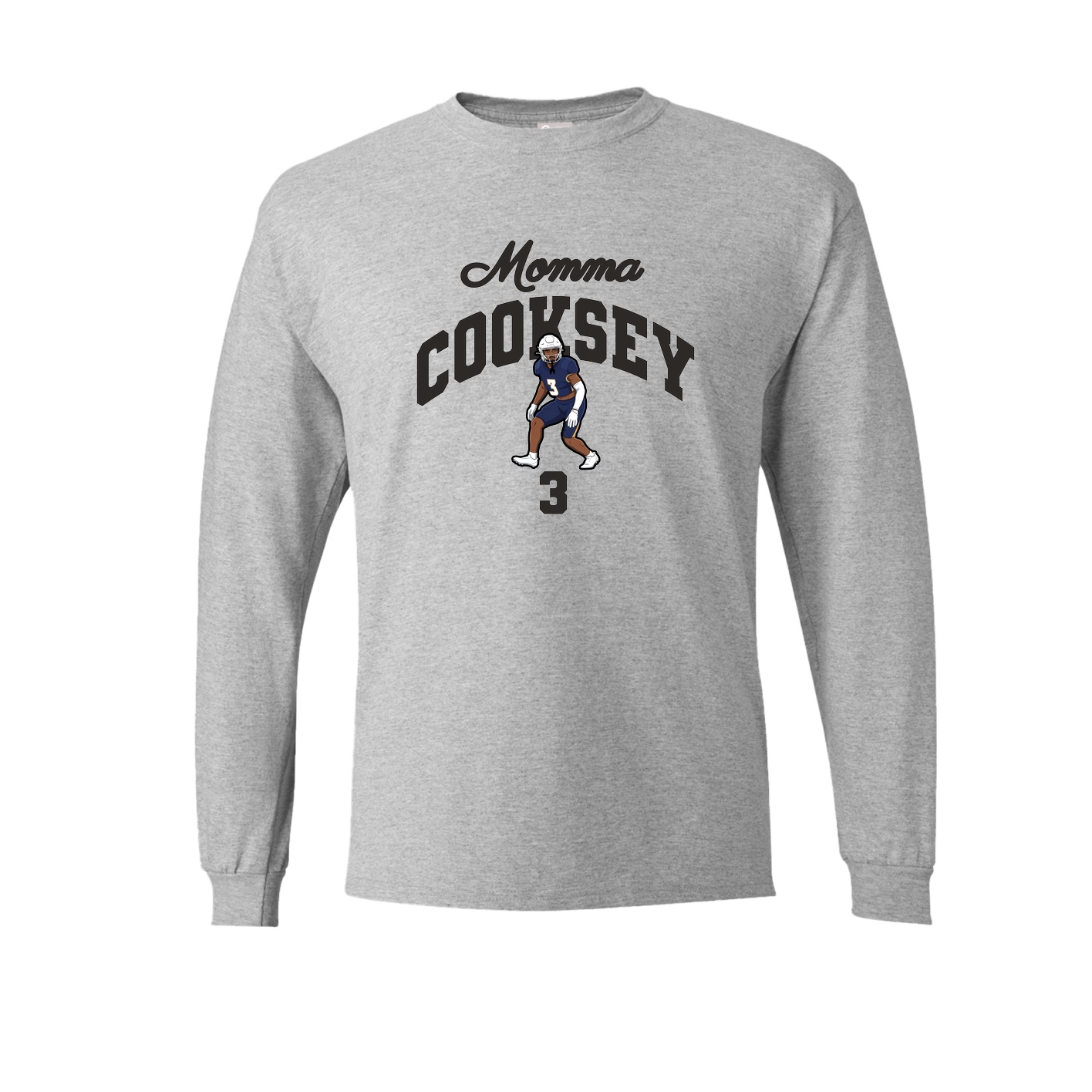 Long Sleeve Tee — Mothers Day Arch in Grey