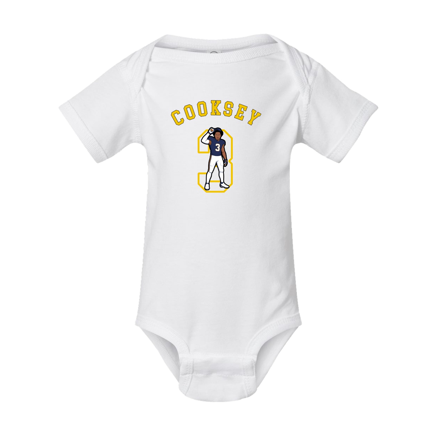 Baby Onesie — Shirsey Arch in White