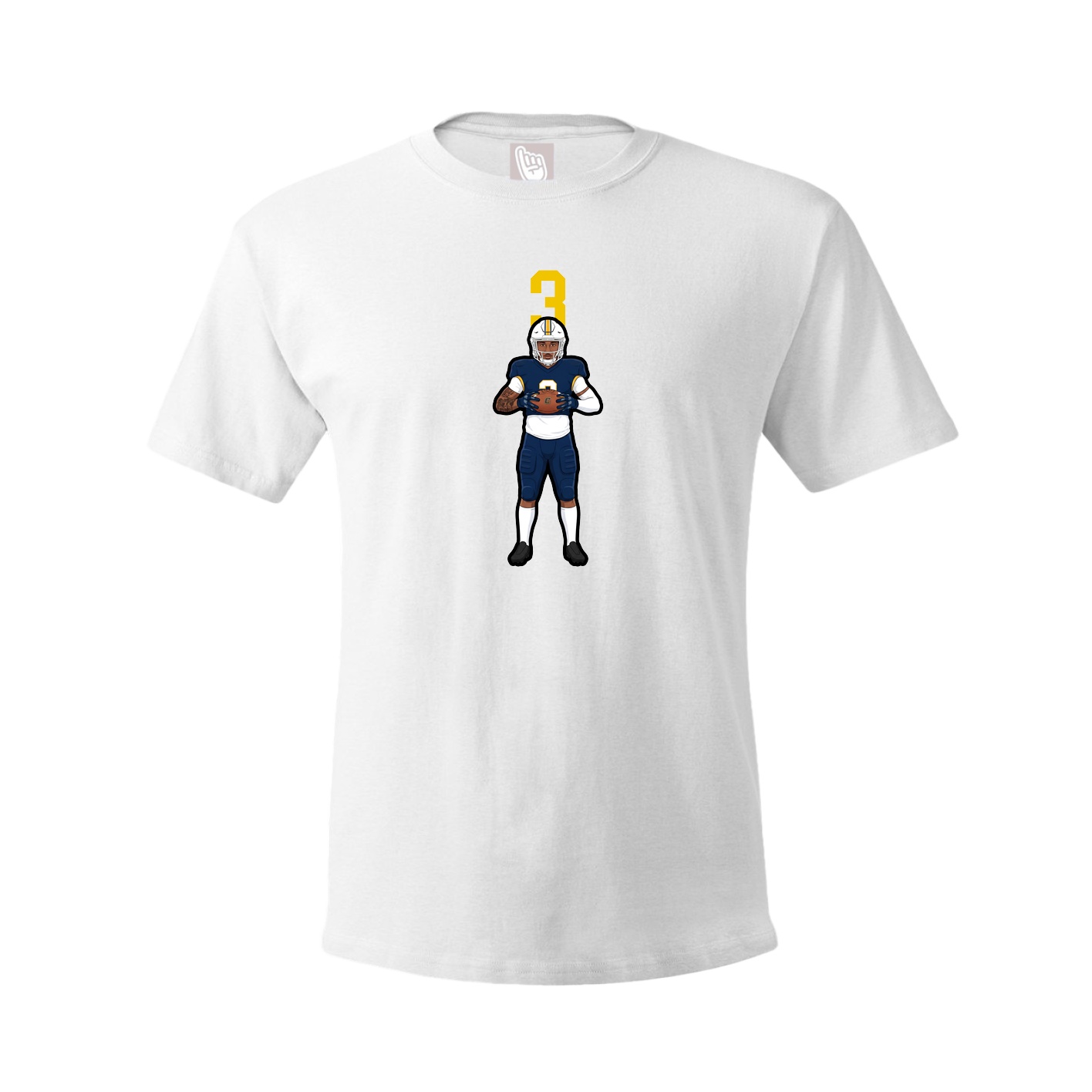 Tee — Number Top in White