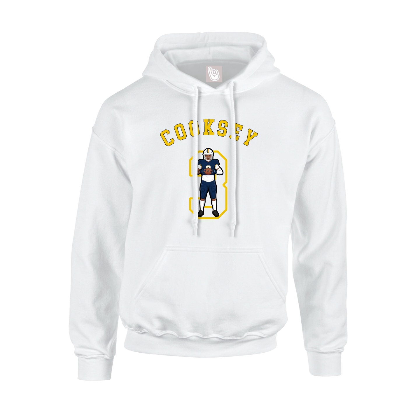 Hoodie — Shirsey Arch in White