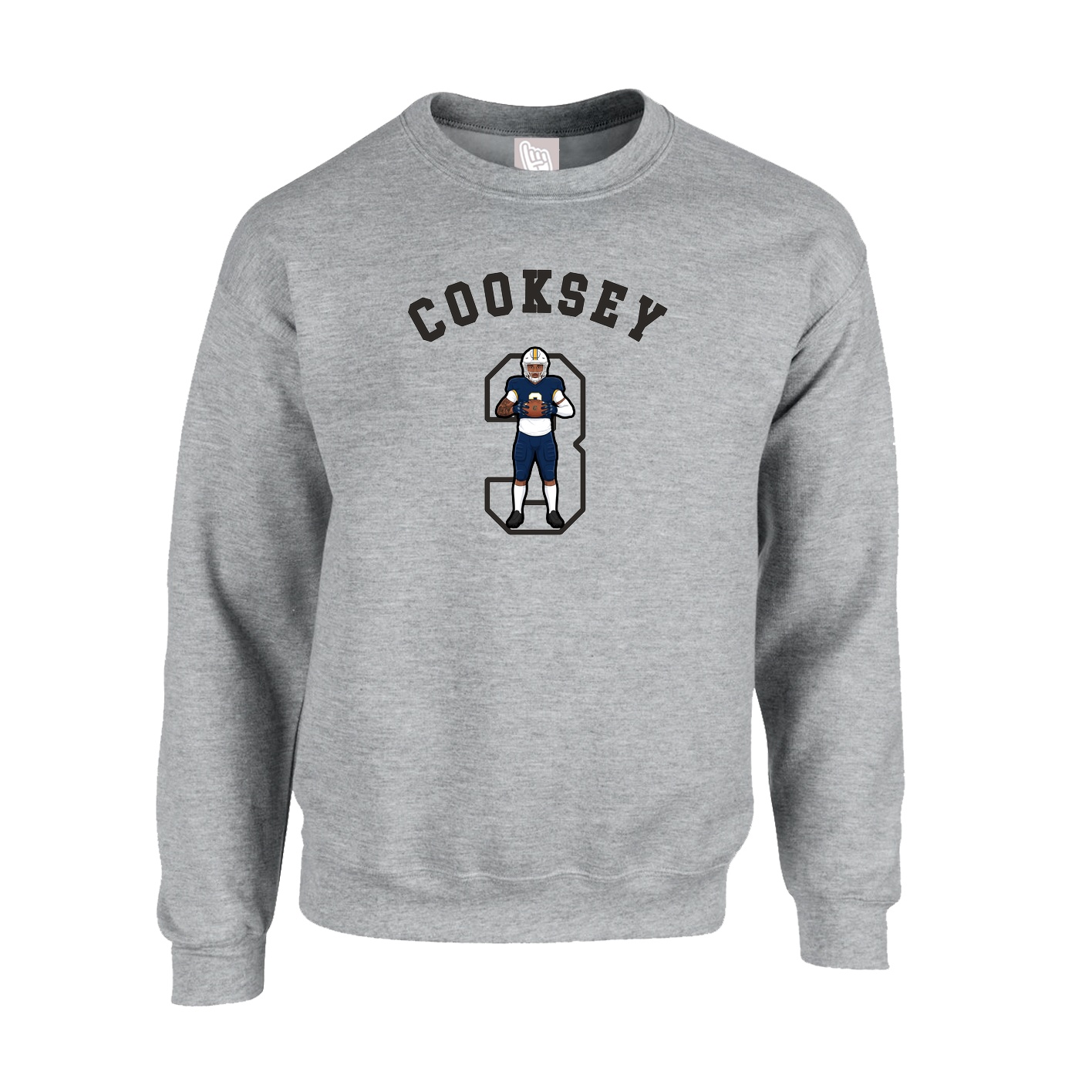 Fleece Crew — Shirsey Arch in Grey