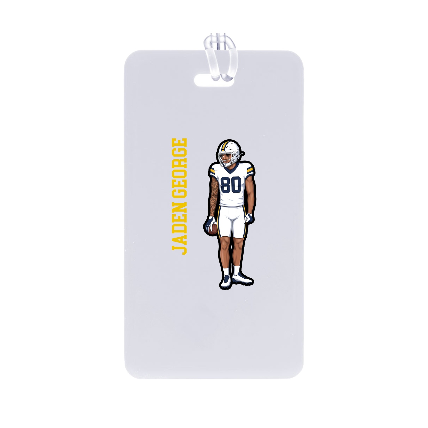 Bag Tag — Name Vertical in Classic