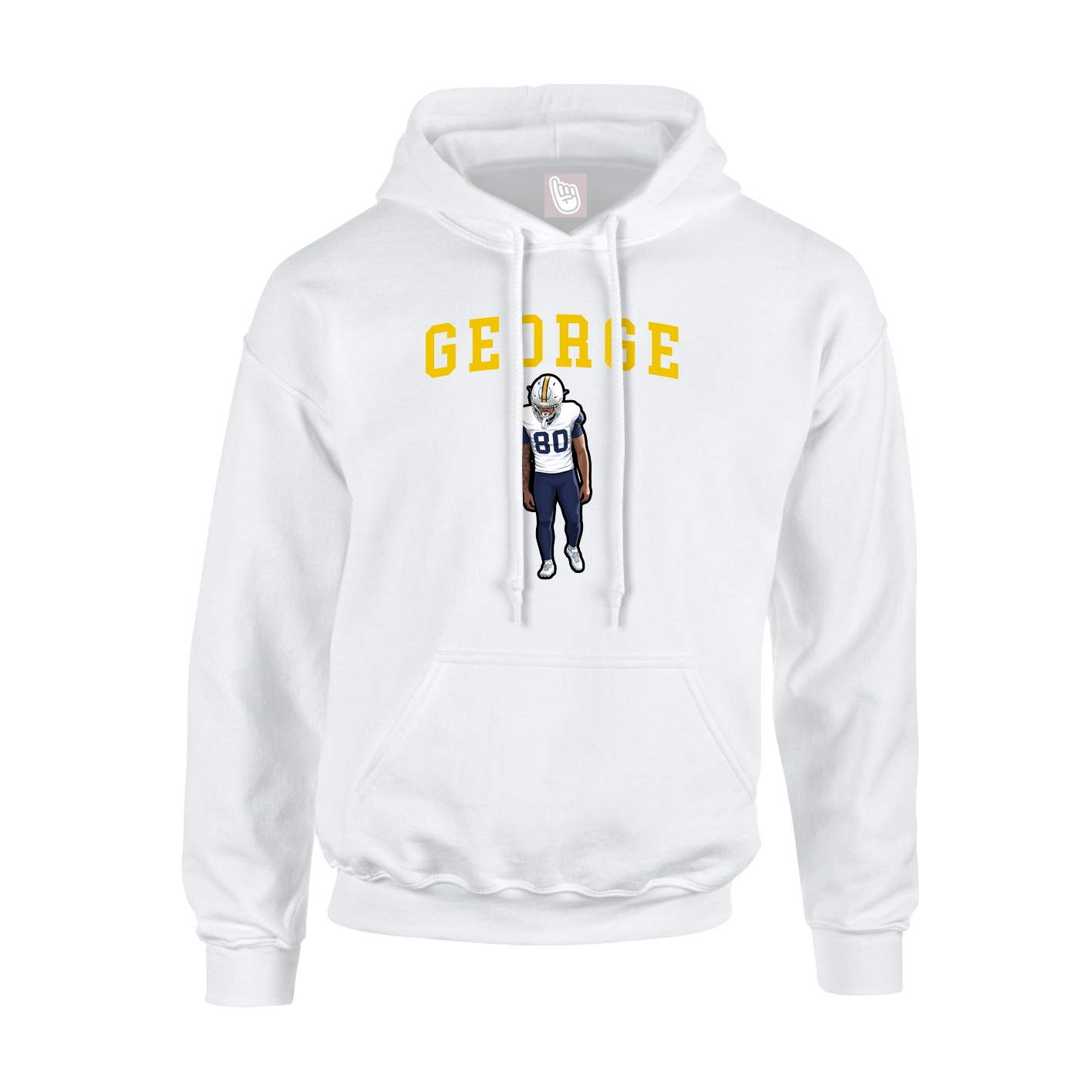 Hoodie — Shirsey in White