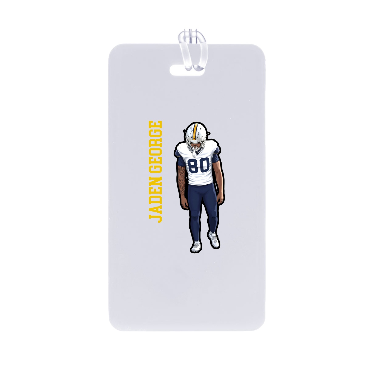 Bag Tag — Name Vertical in Classic