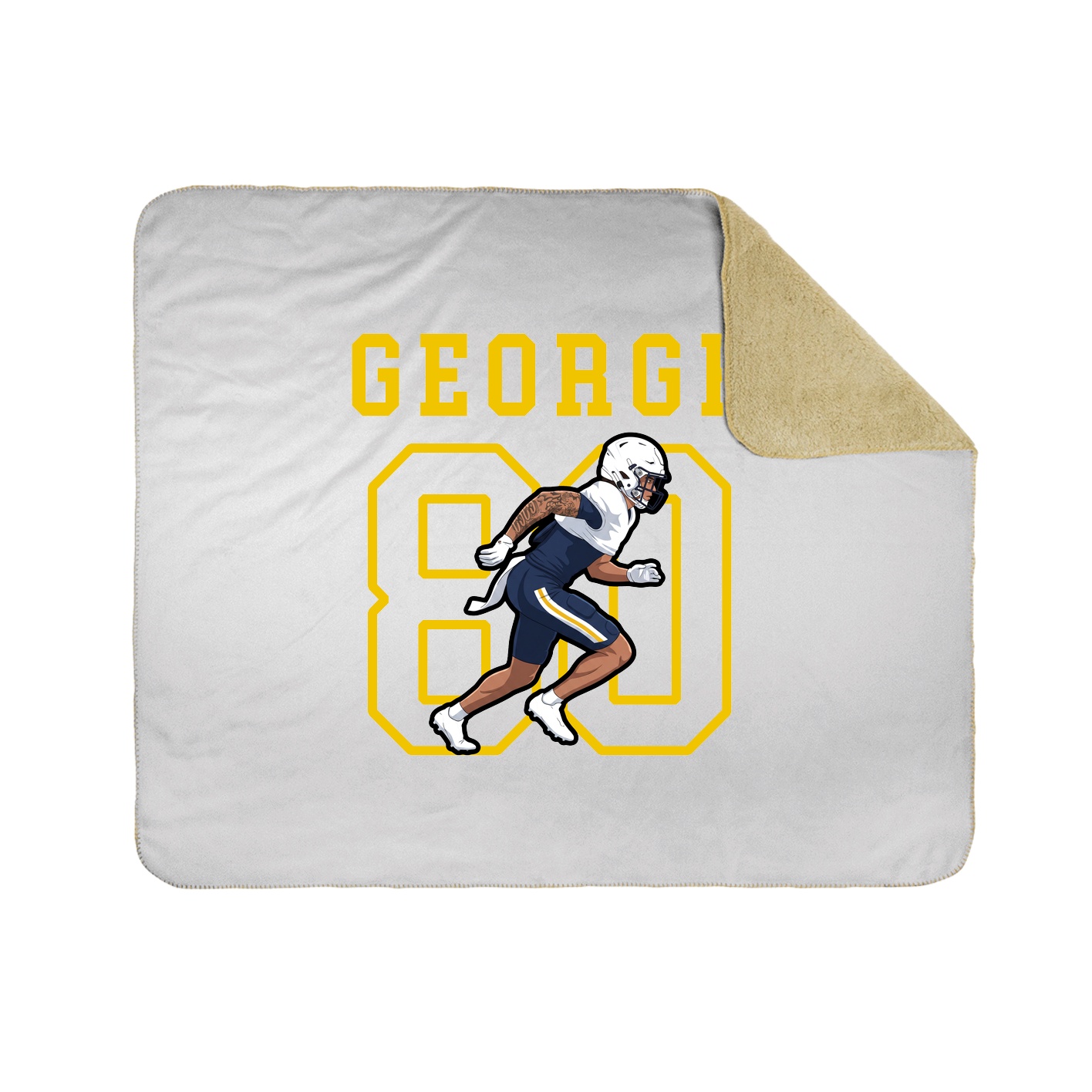 Throw Blanket — Shirsey in White