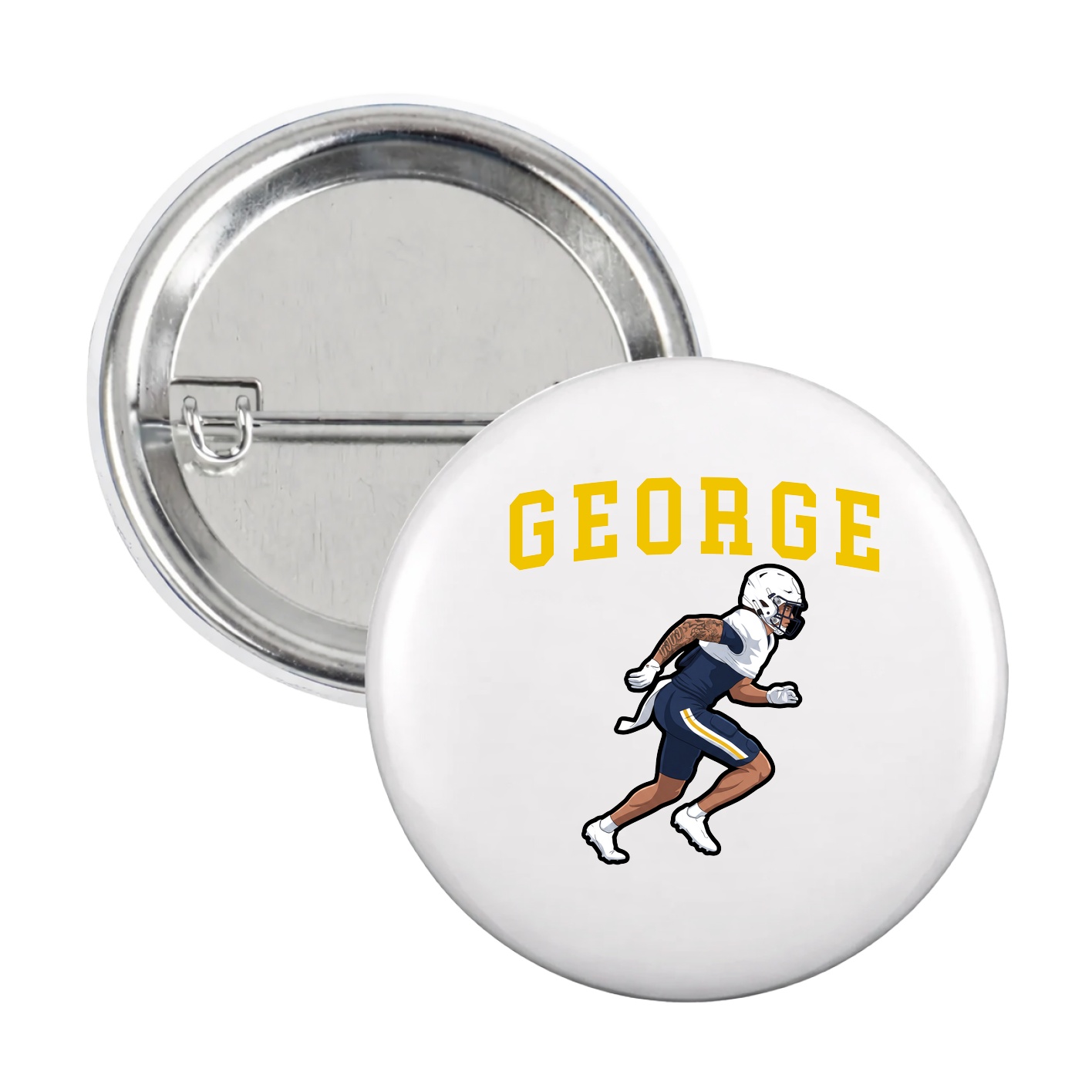 Game Day Button — Shirsey in White