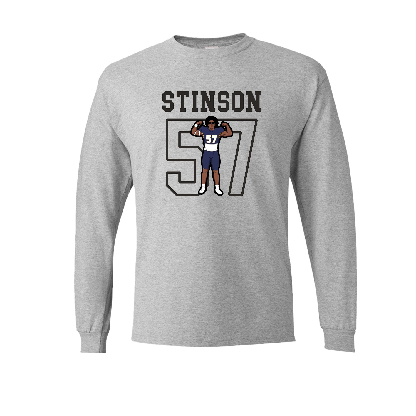 Long Sleeve Tee — Shirsey in Grey
