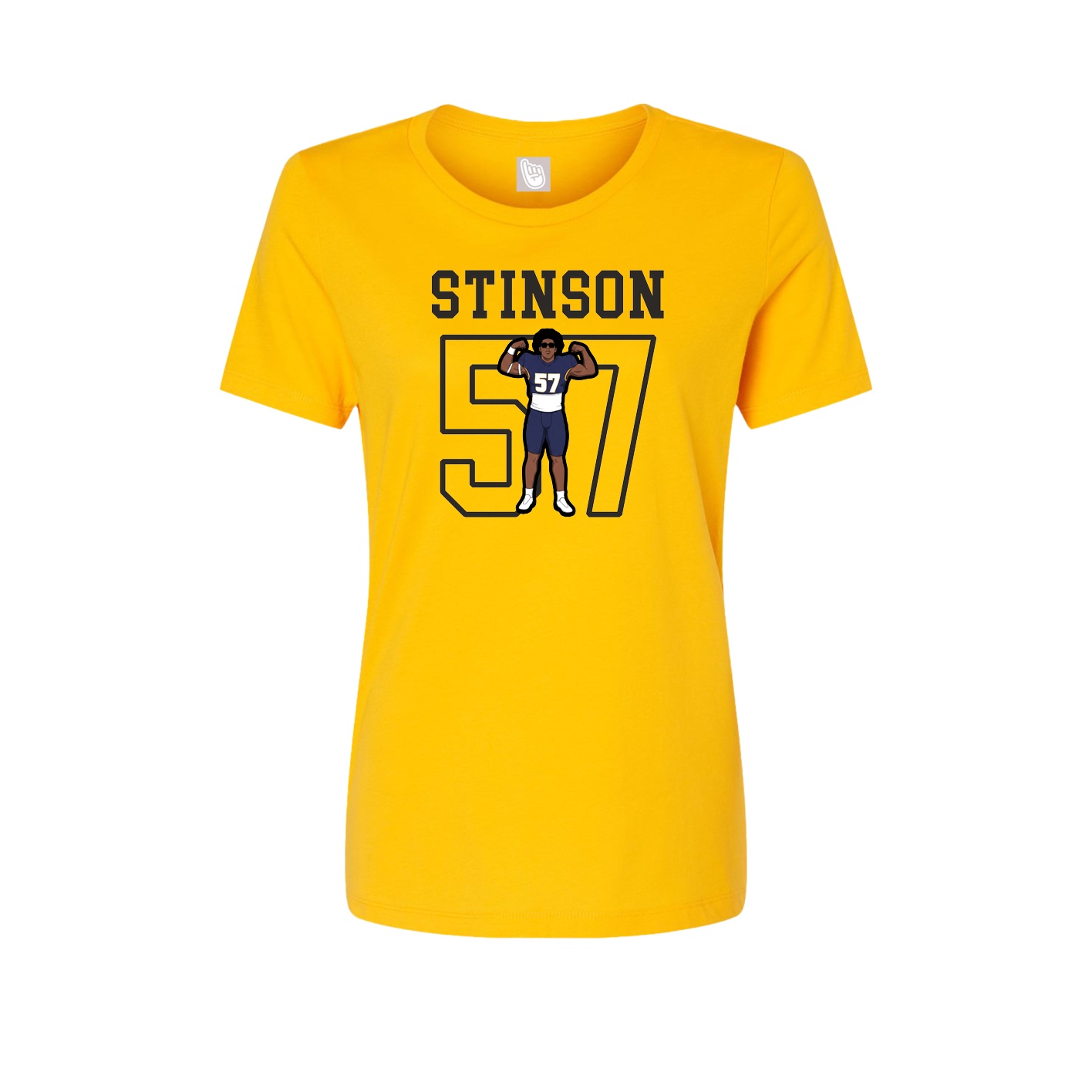 Fitted Women's Tee — Shirsey in Gold