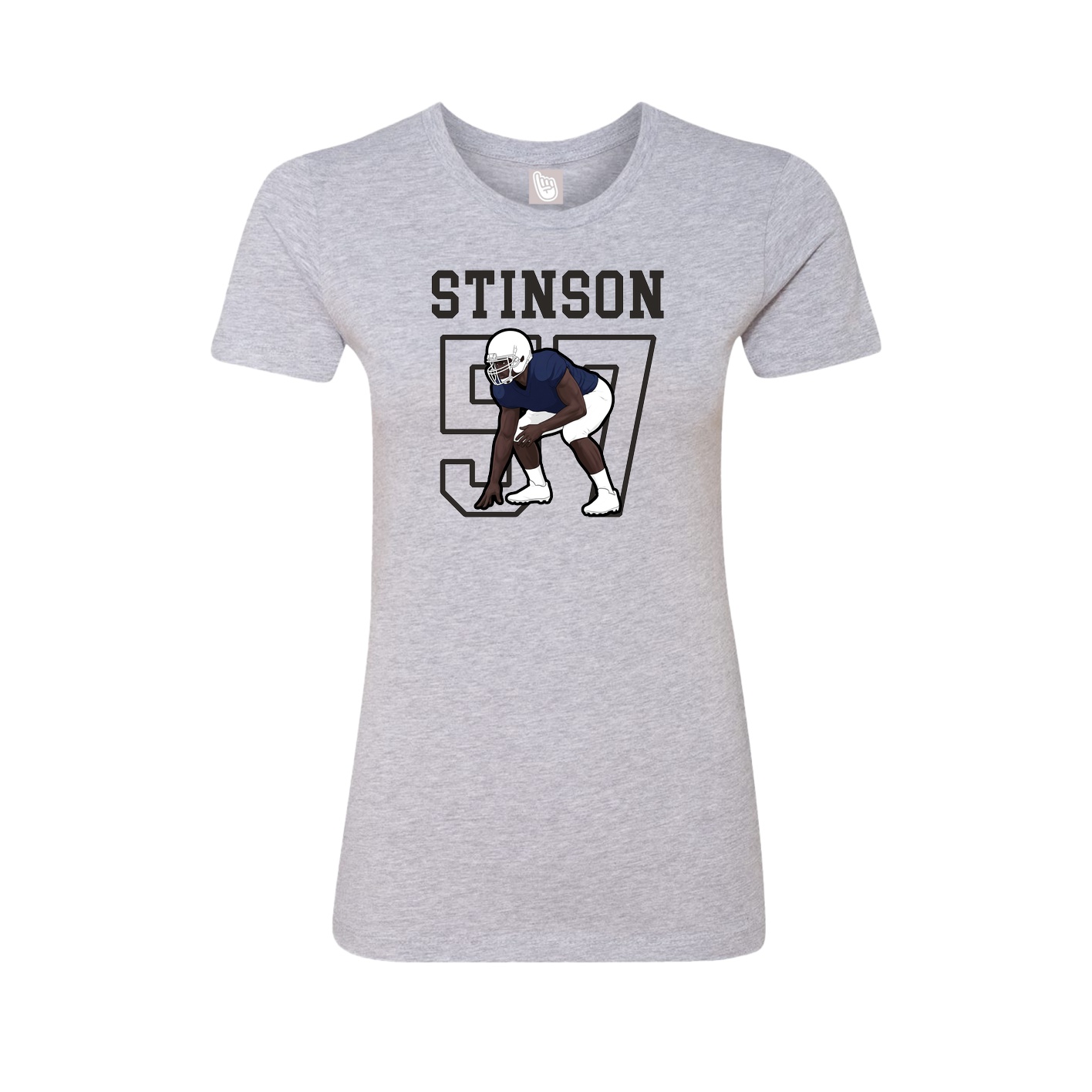 Fitted Women's Tee — Shirsey in Grey